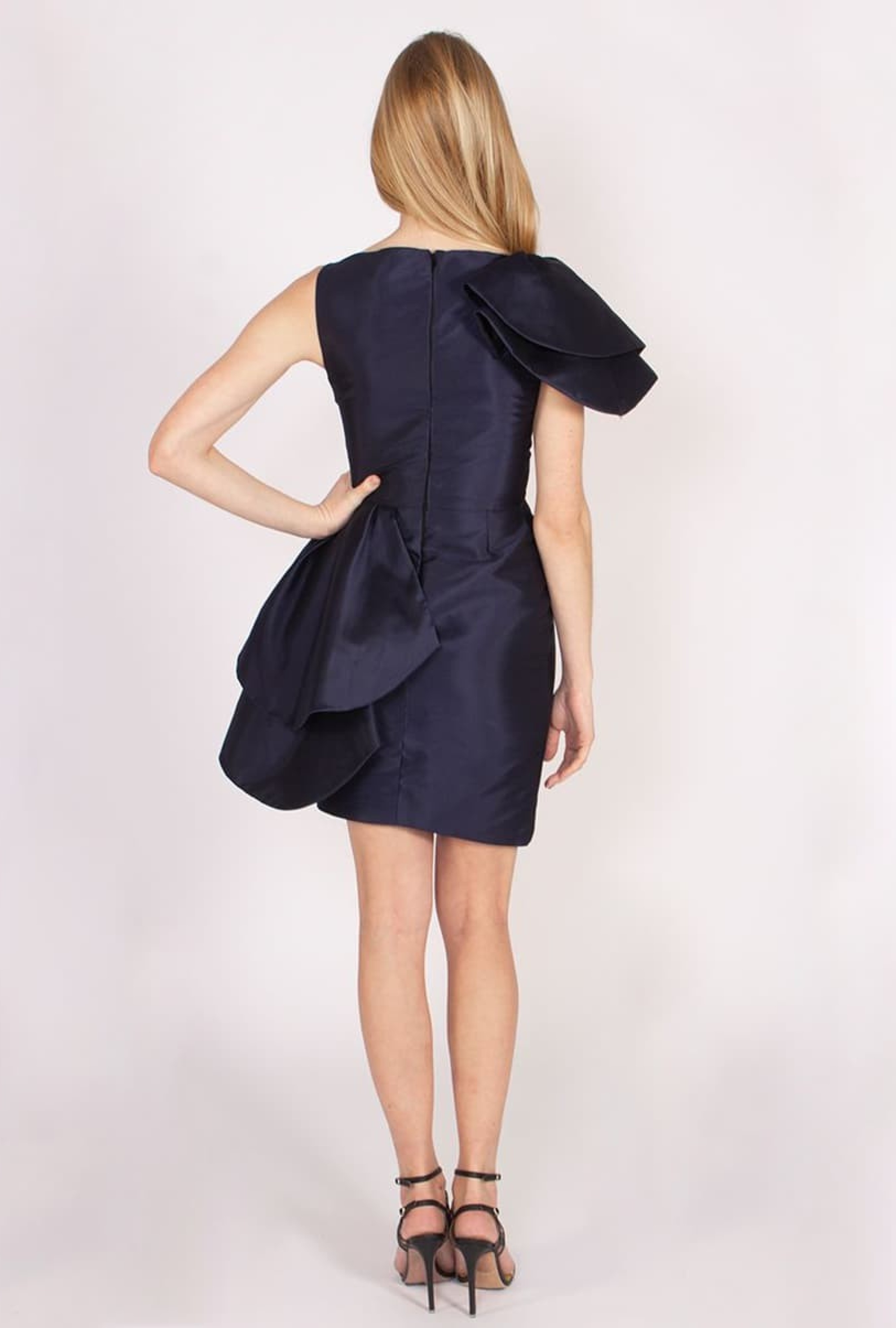 Robe Lanvin Taffetas Marine