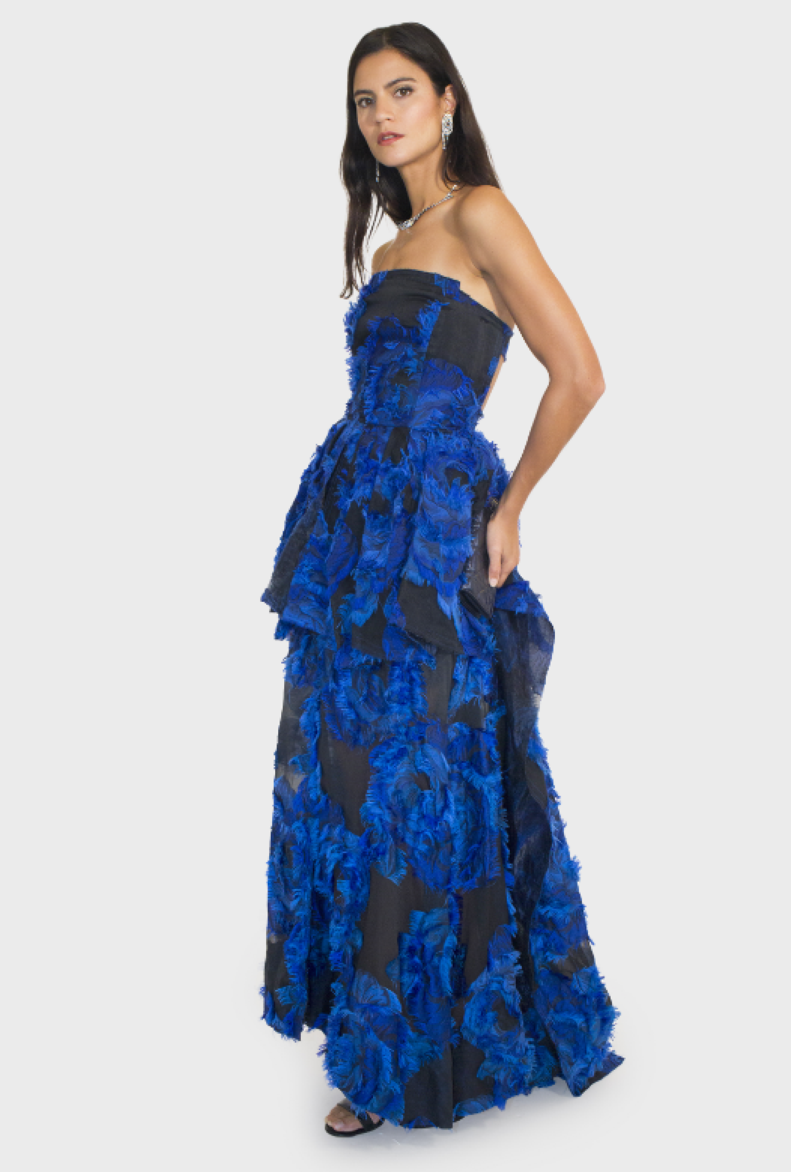 Robe Ungaro Bustier Basque Bleu