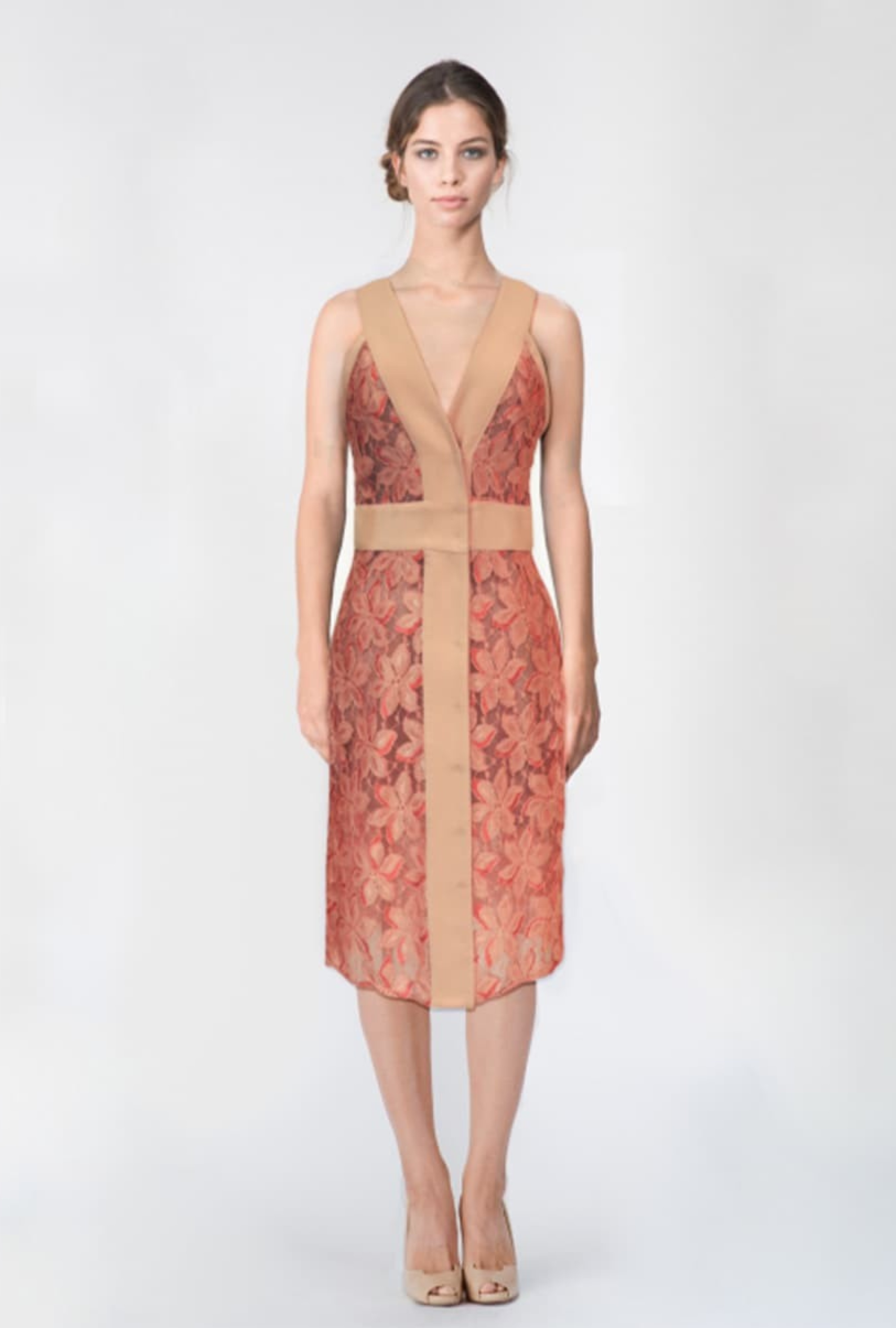 Robe Ungaro Nude Dentelle