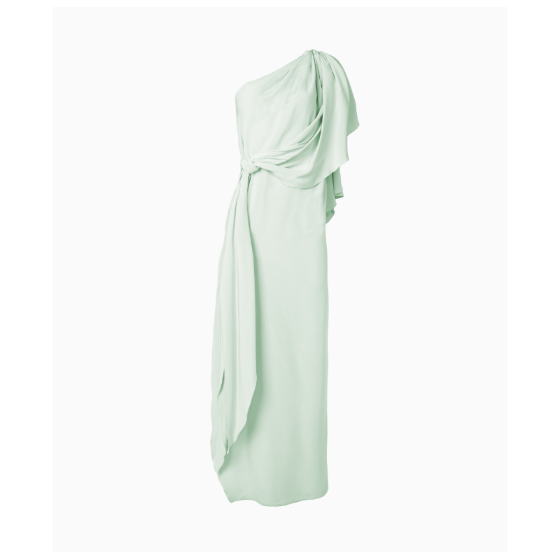 Robe Ungaro Asymétrique Vert d'eau