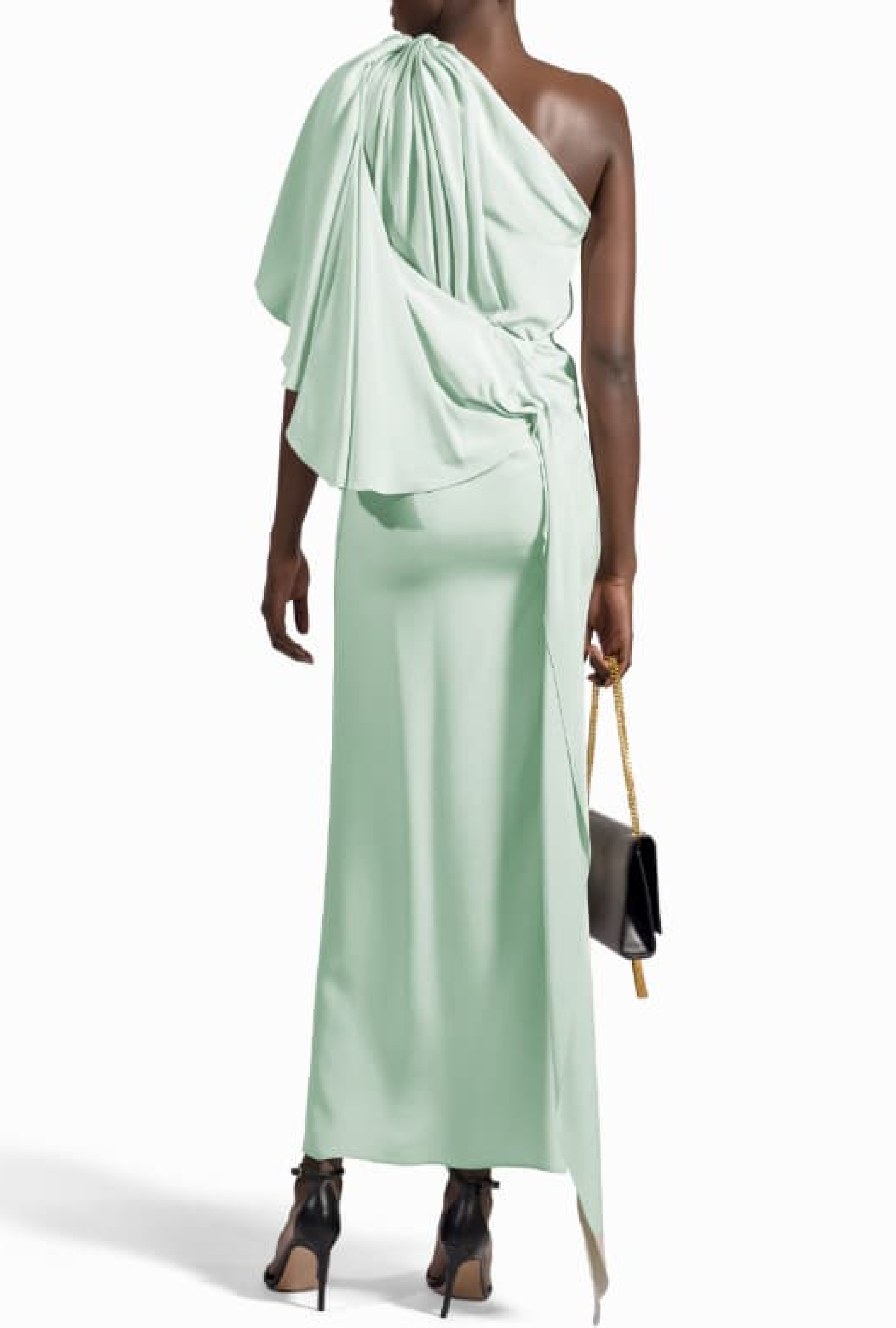 Robe Ungaro Asymétrique Vert d'eau