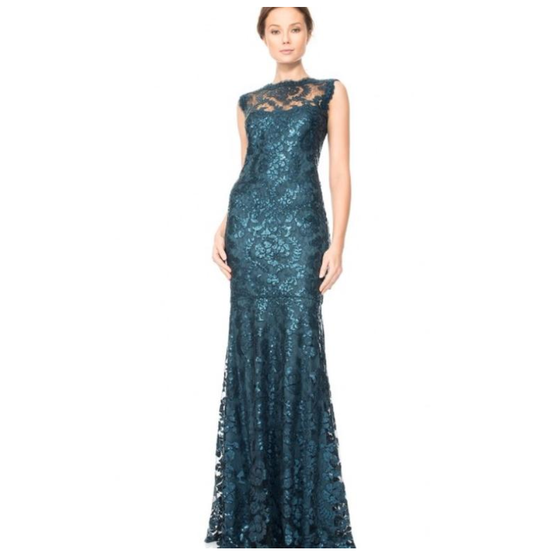Robe Tadashi Shoji Paillette Embroided Lace-Exclusivité web