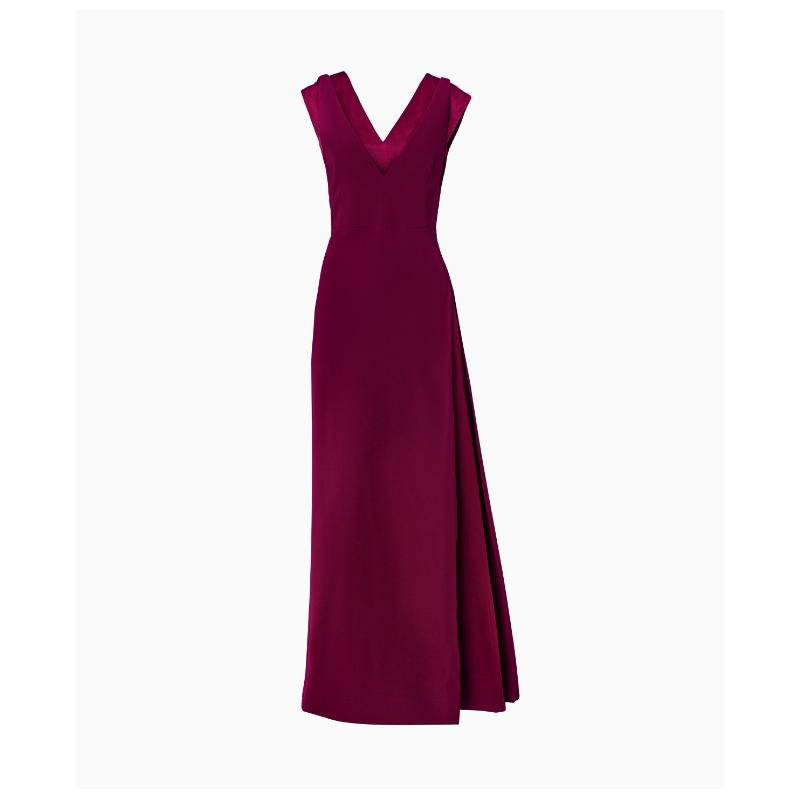 Robe Paule Ka Fourreau Cassis