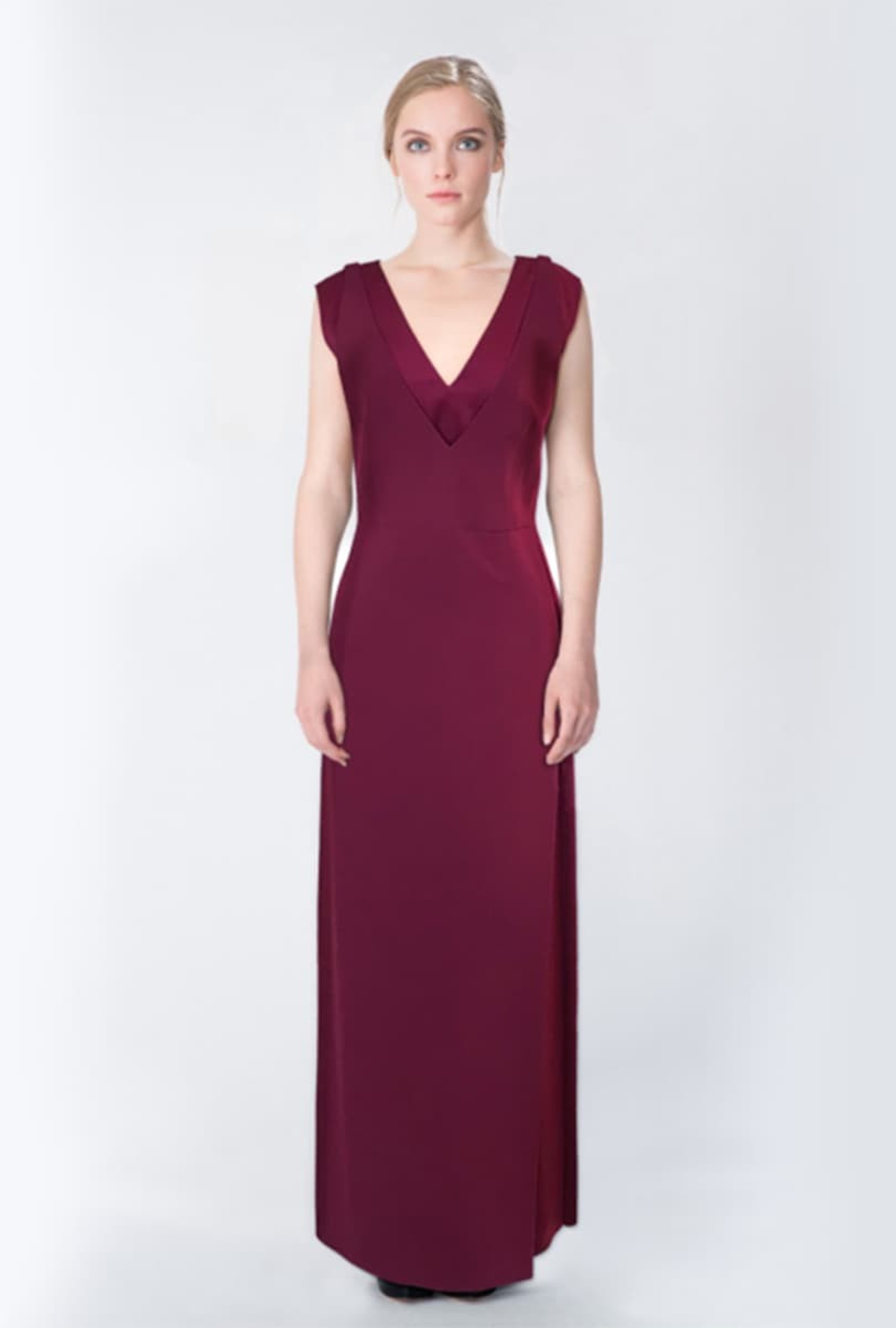 Robe Paule Ka Fourreau Cassis