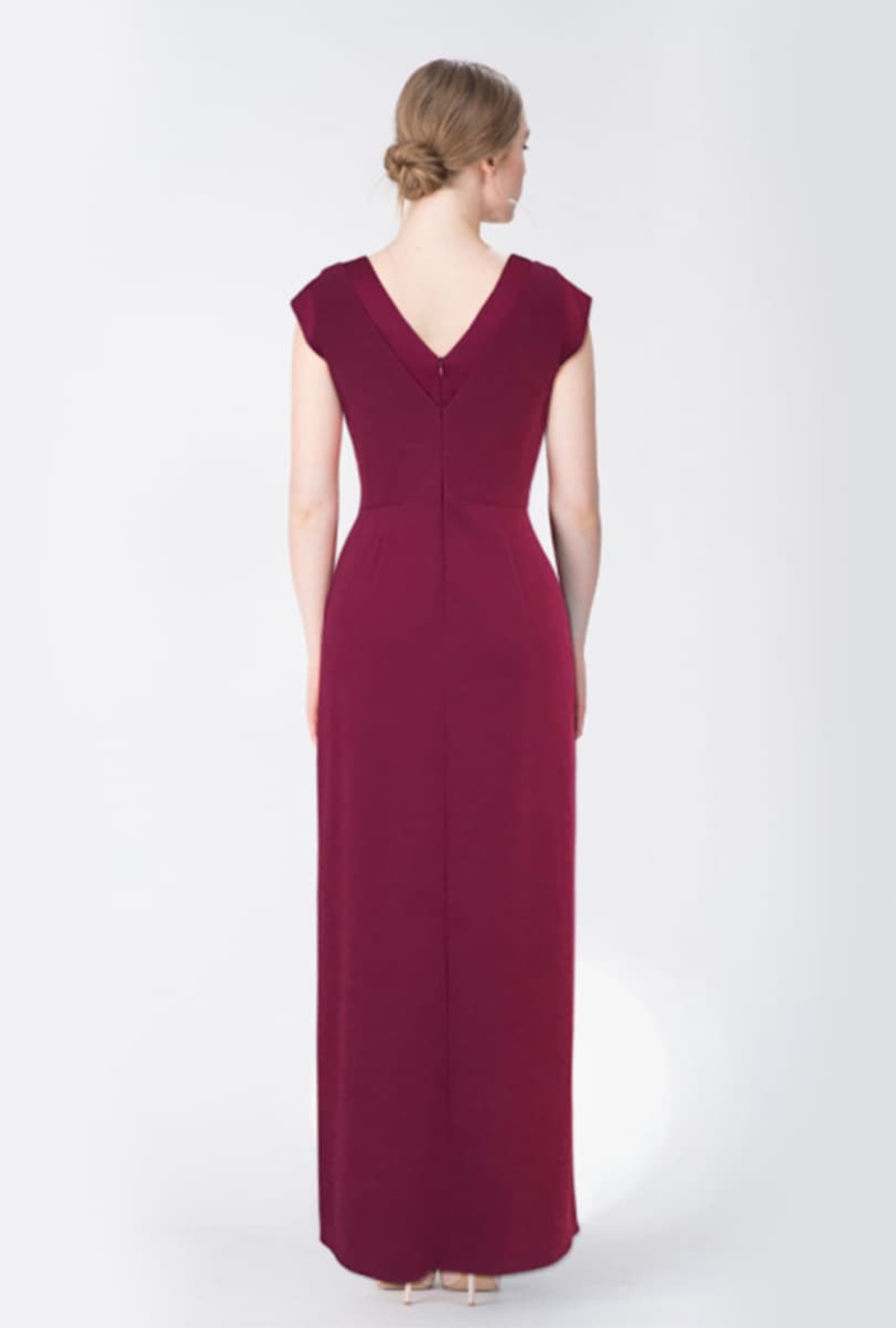 Robe Paule Ka Fourreau Cassis