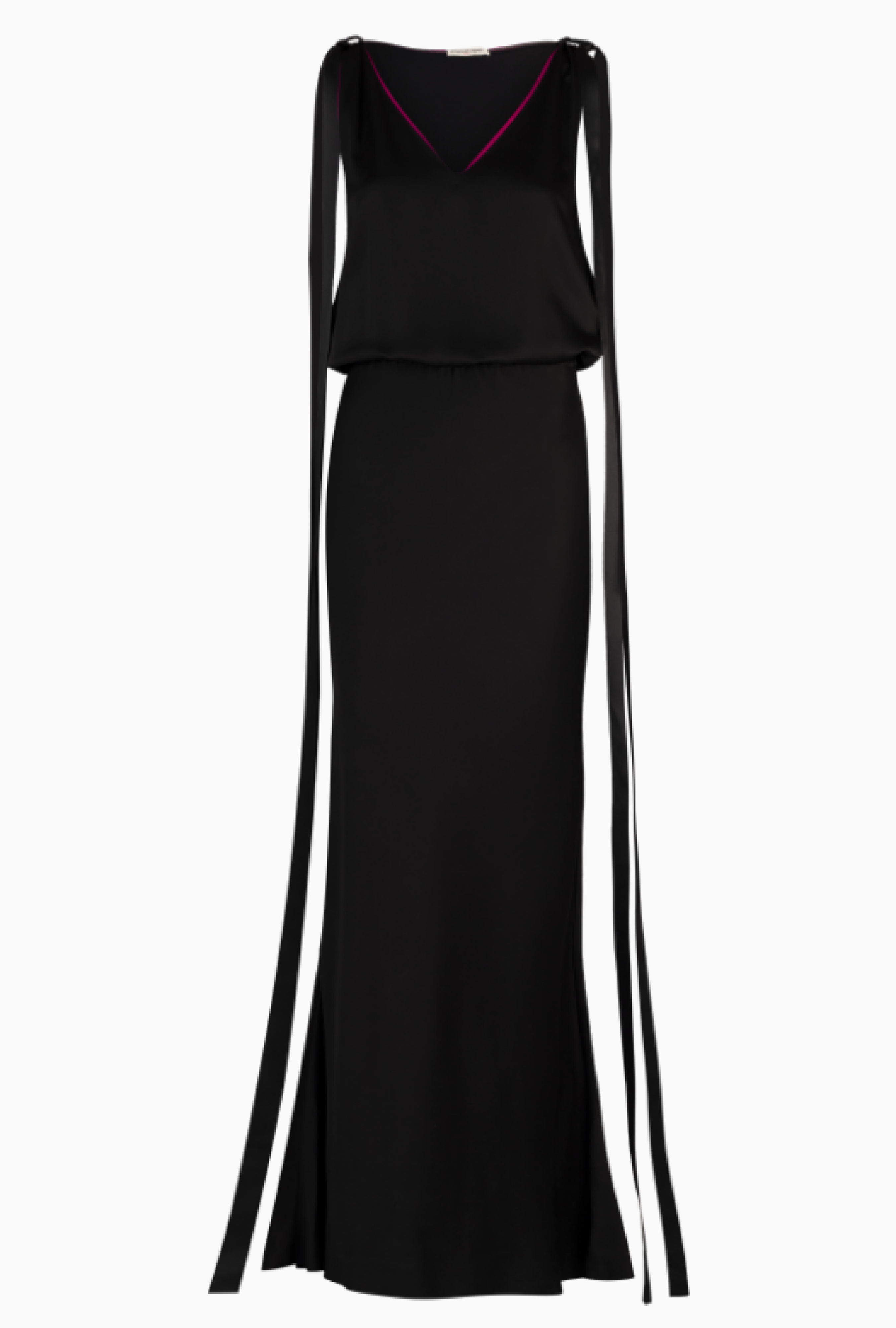 Robe Ungaro Satin Noire Ruban