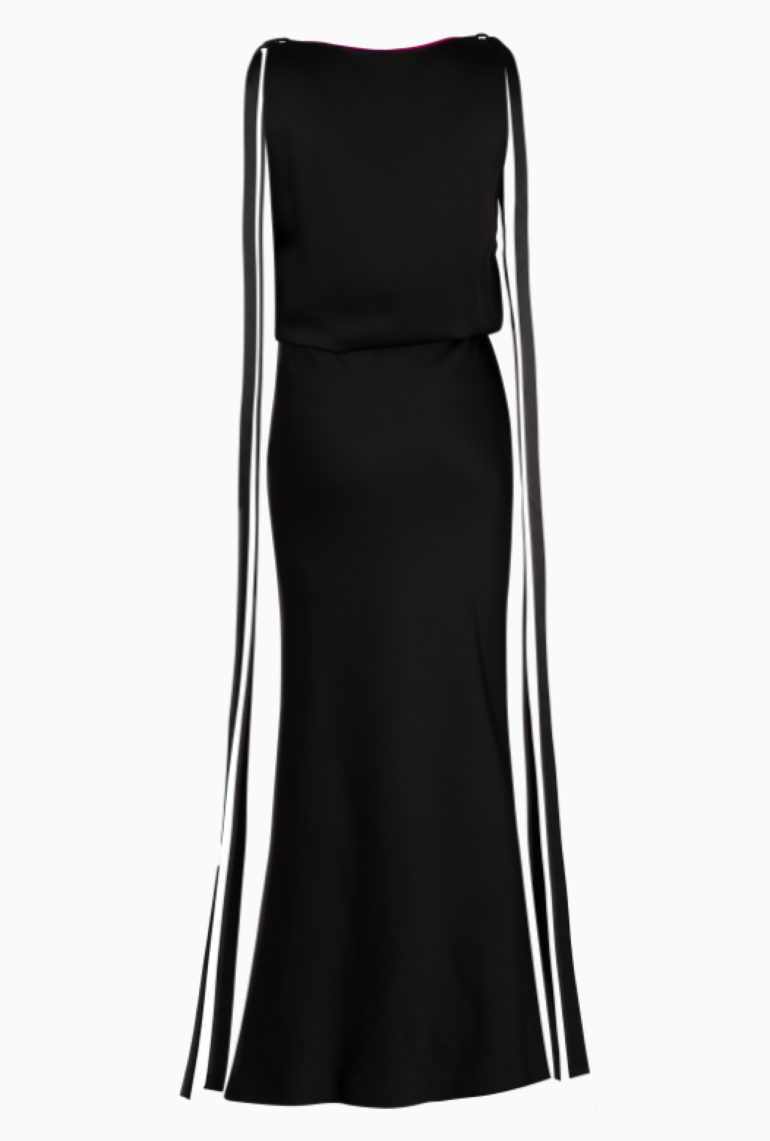 Robe Ungaro Satin Noire Ruban