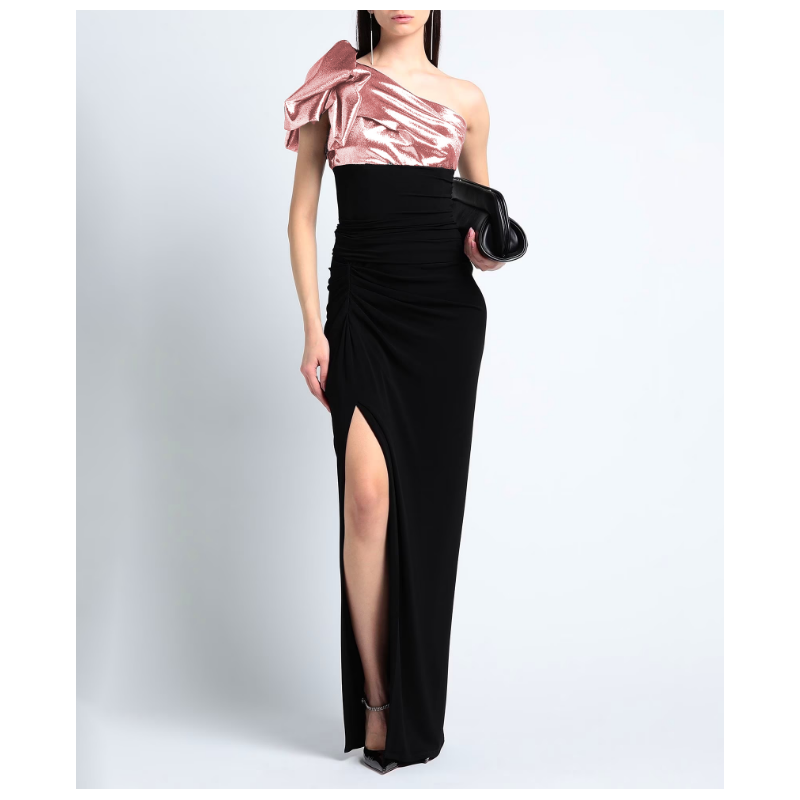 Robe Paule Ka Jersey de soie top asymétrique