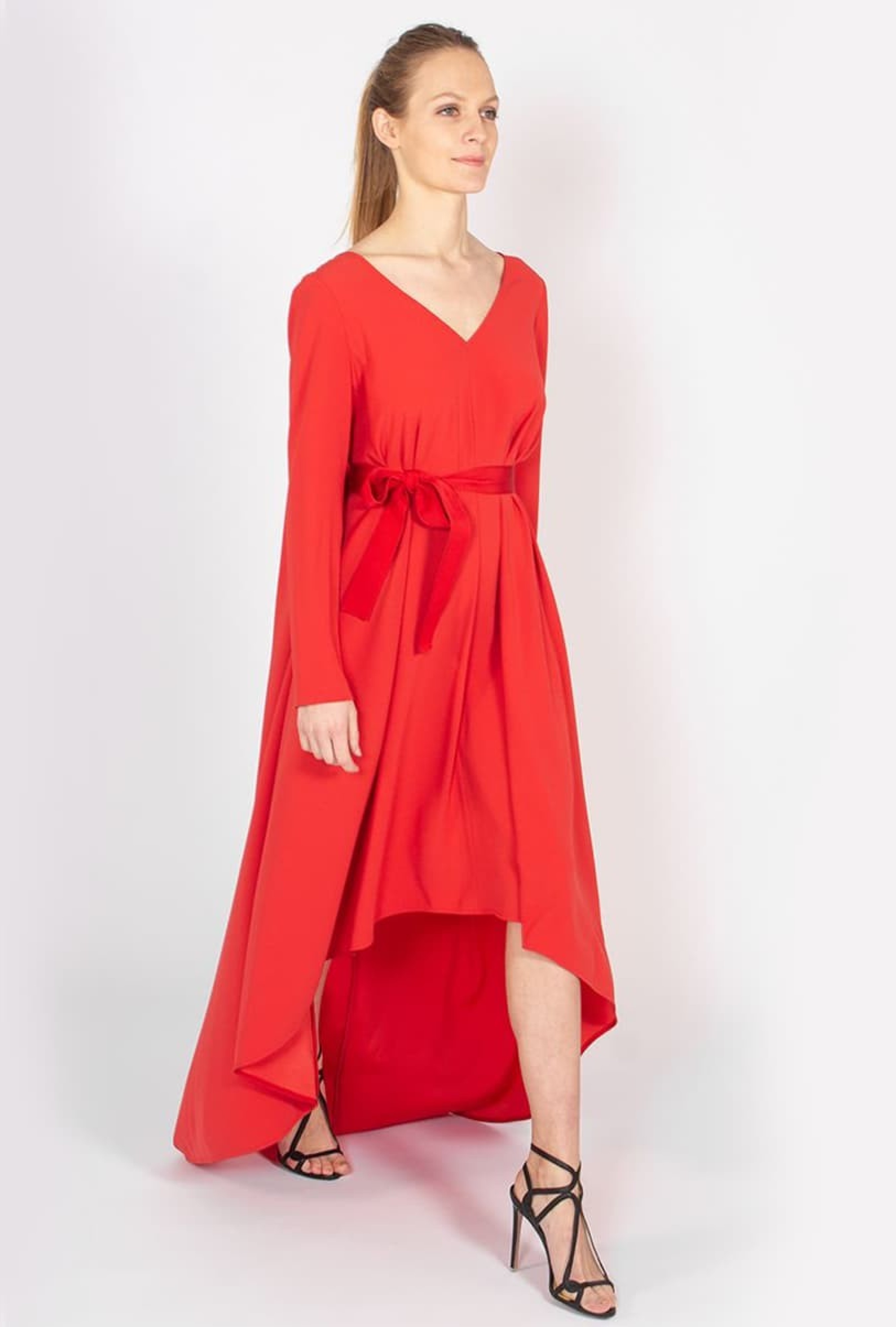 Robe Paule Ka Tunique Rouge Traîne