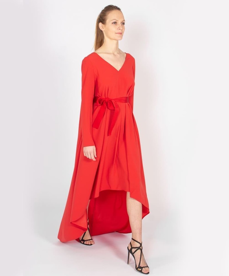Robe Paule Ka Tunique Rouge Traîne