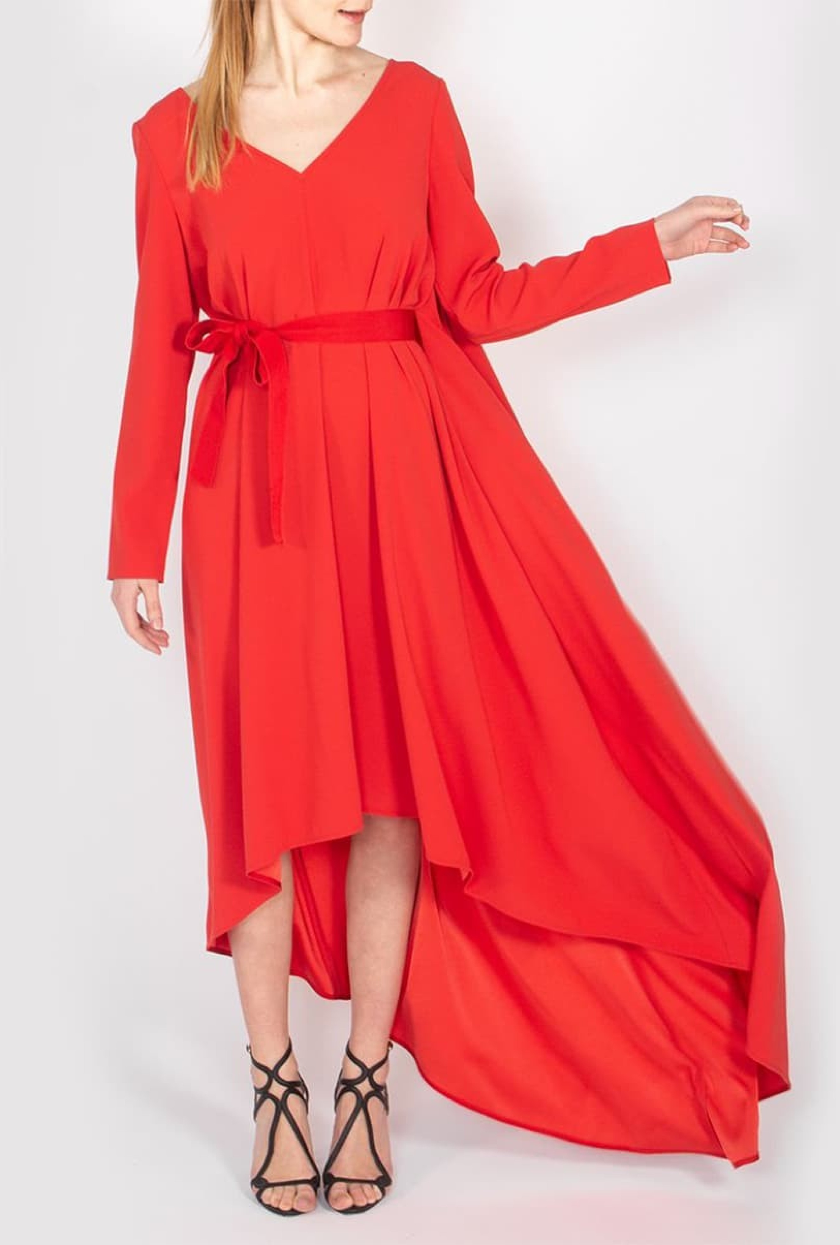 Robe Paule Ka Tunique Rouge Traîne