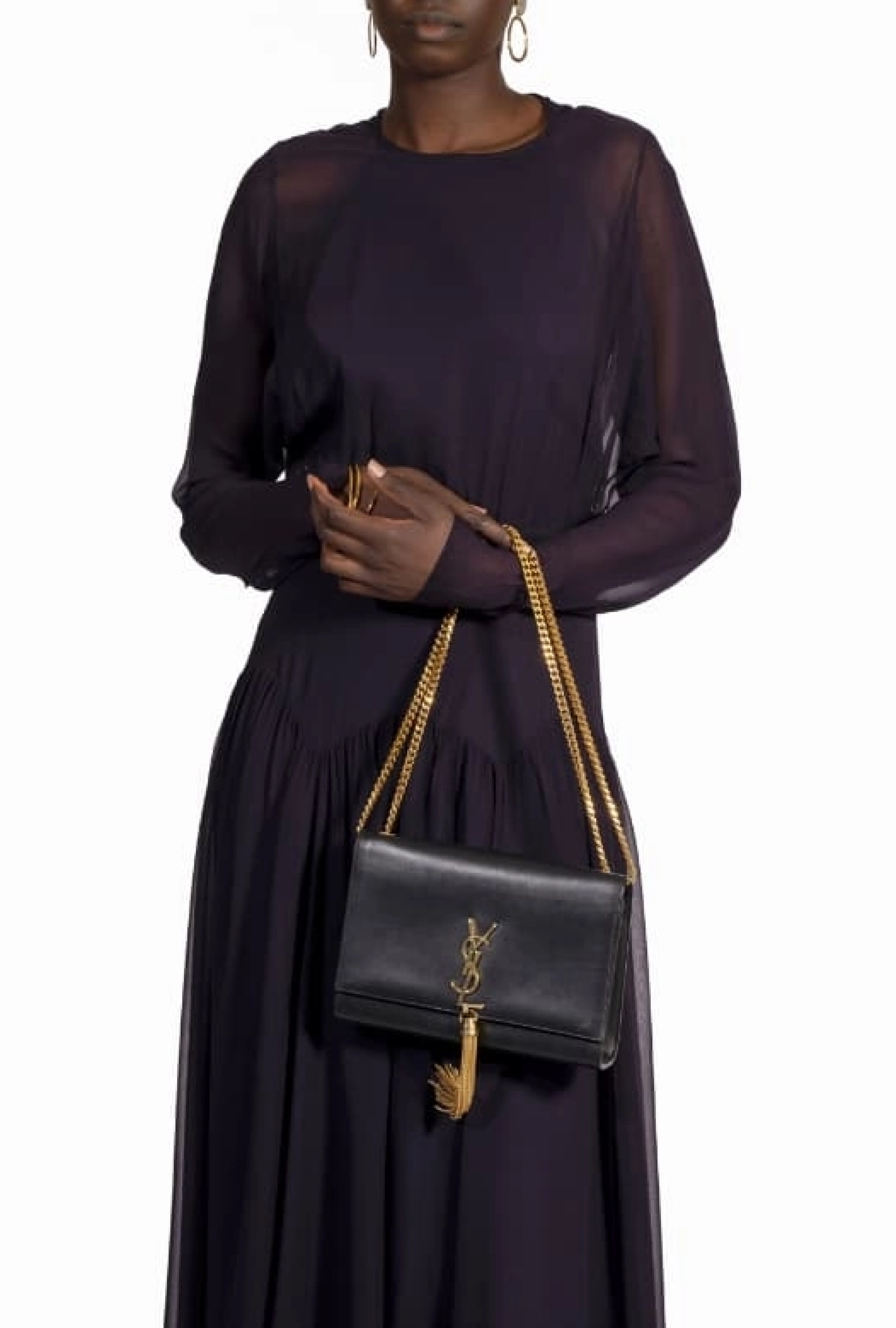 Robe John Galliano dos nu mousseline