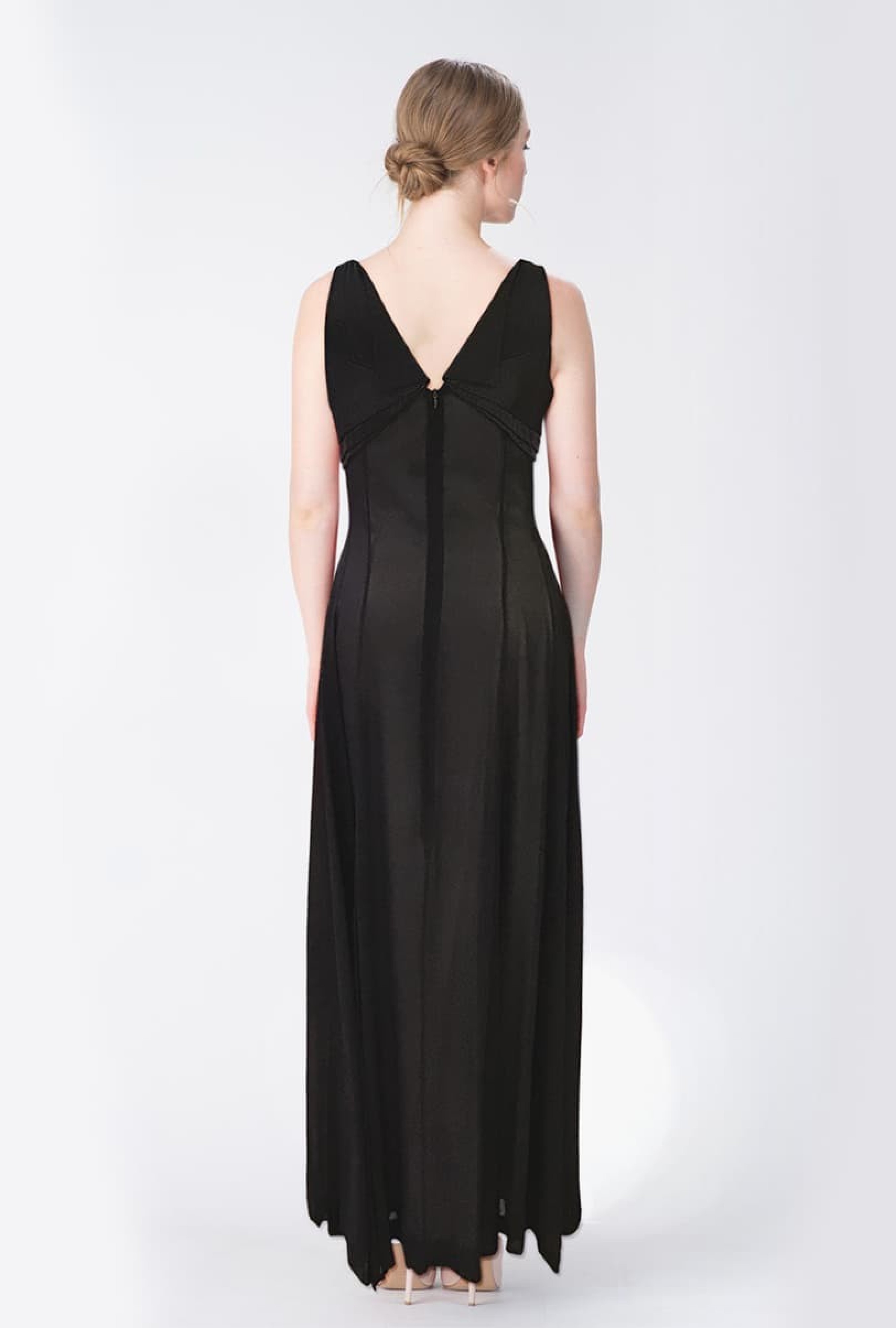 Robe Paule Ka Mousseline Bleu nuit