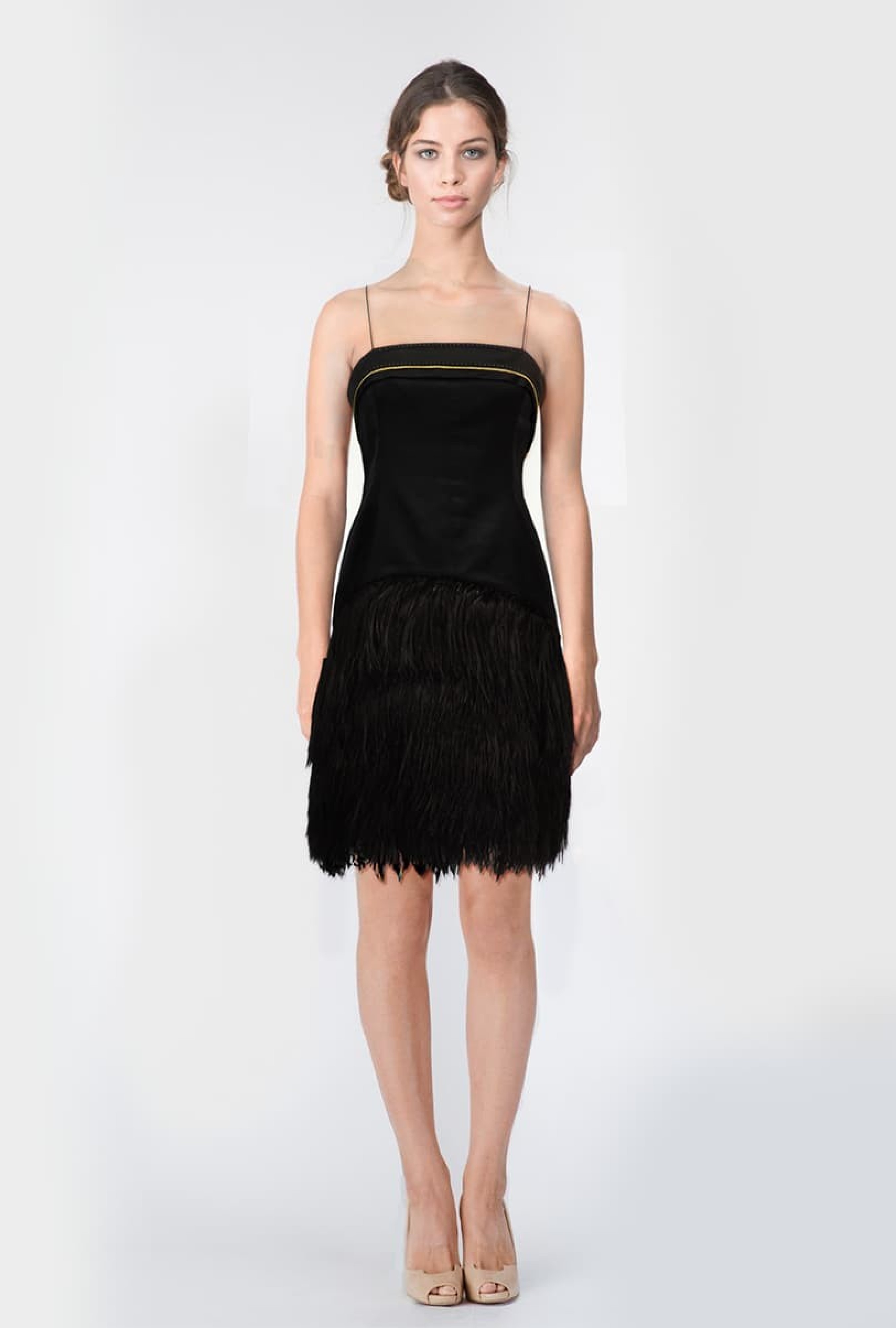 Robe Paule Ka Mousseline Plumes