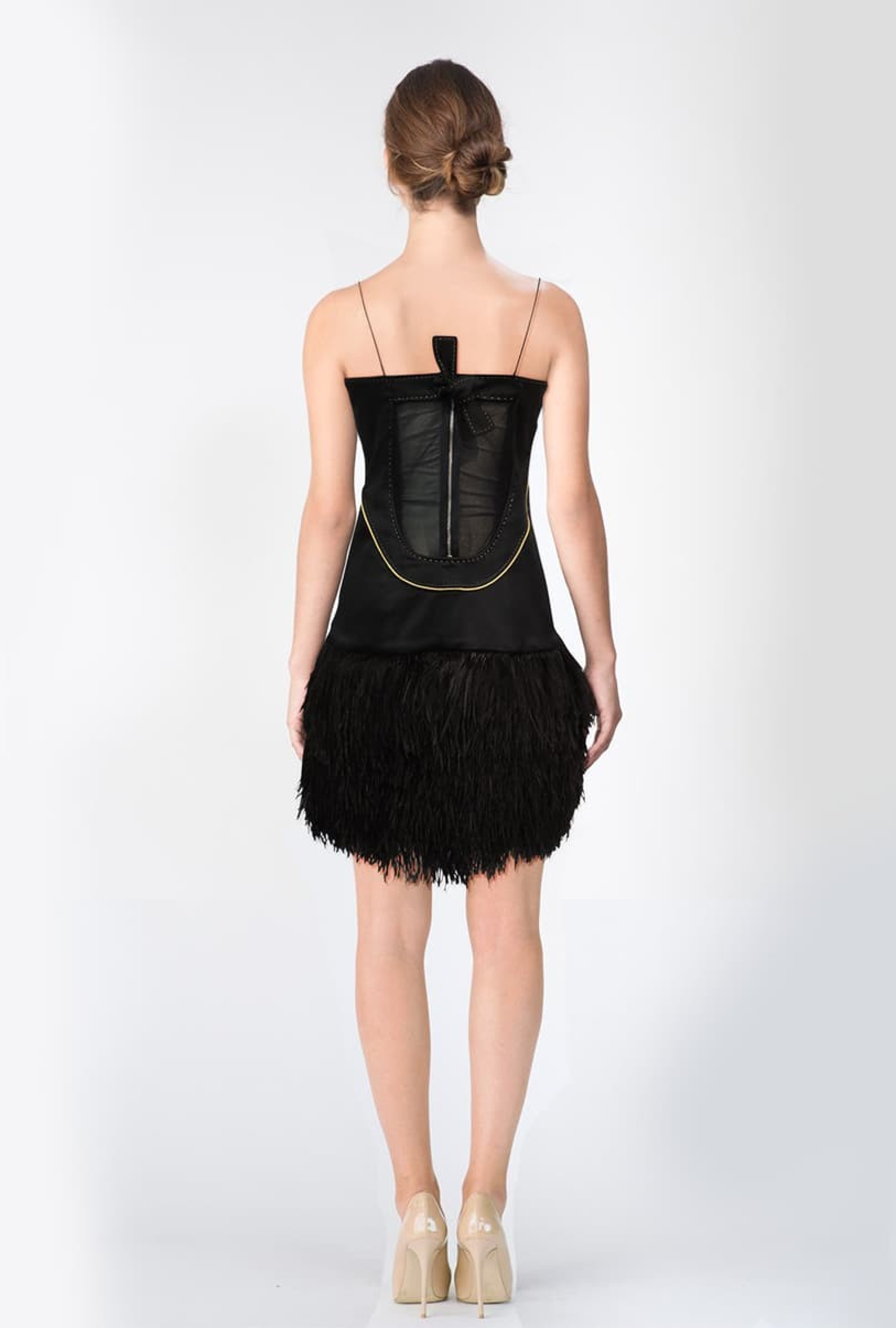 Robe Paule Ka Mousseline Plumes
