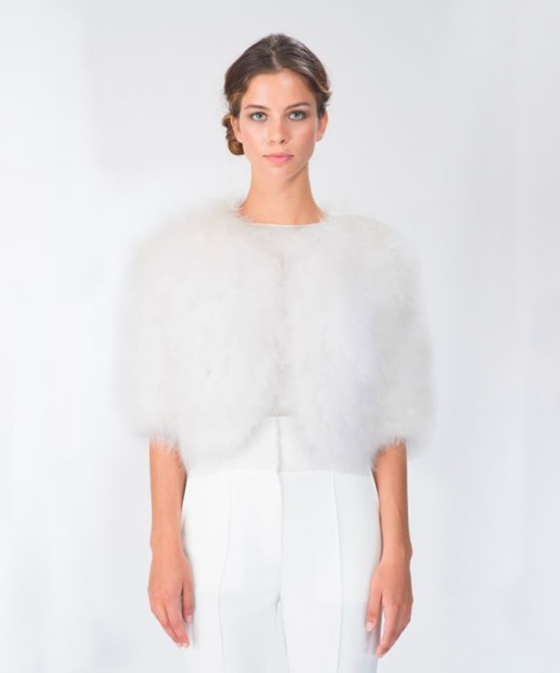 Boléro Azzaro Marabout Blanc