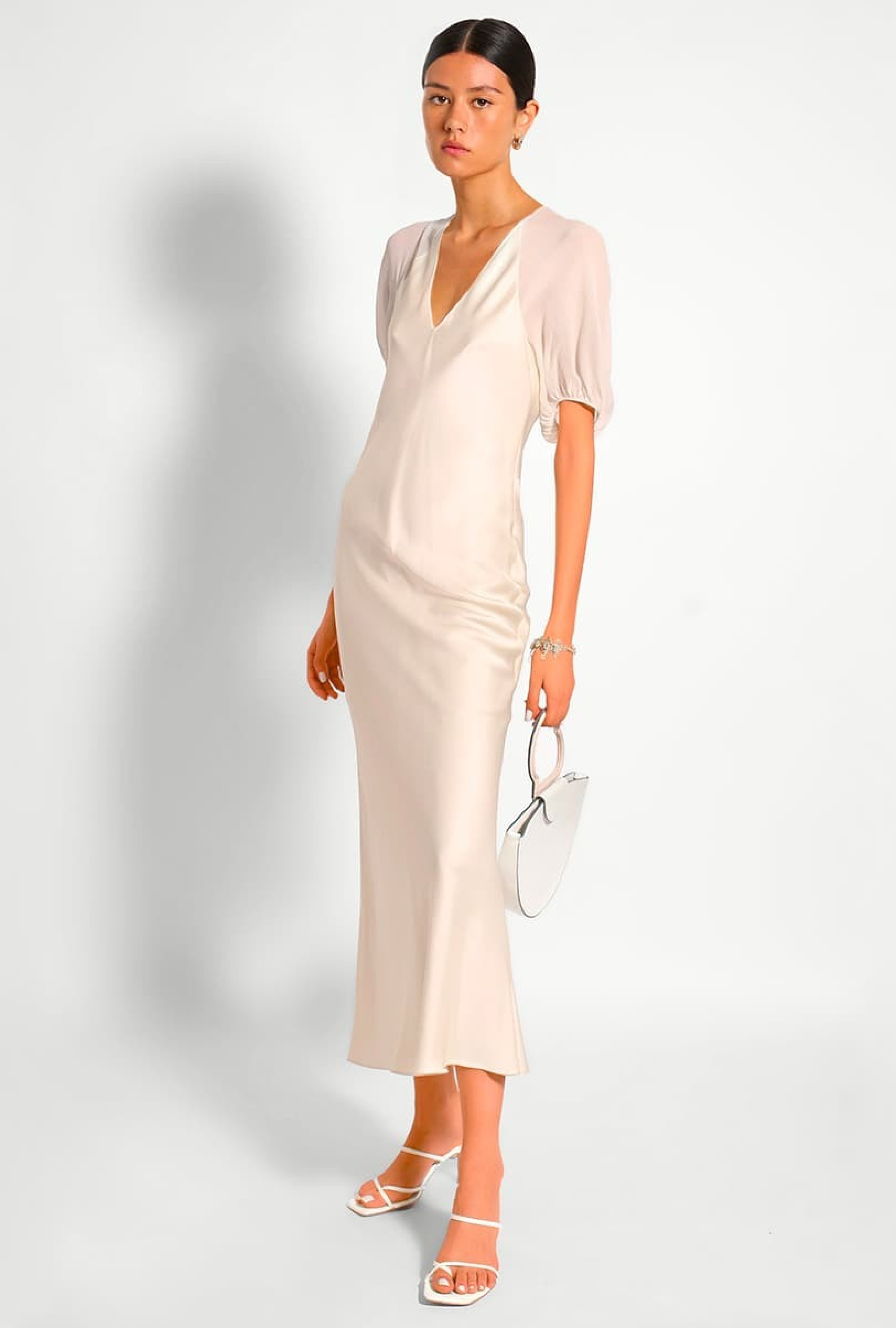 Robe John Galliano Manches Ballons