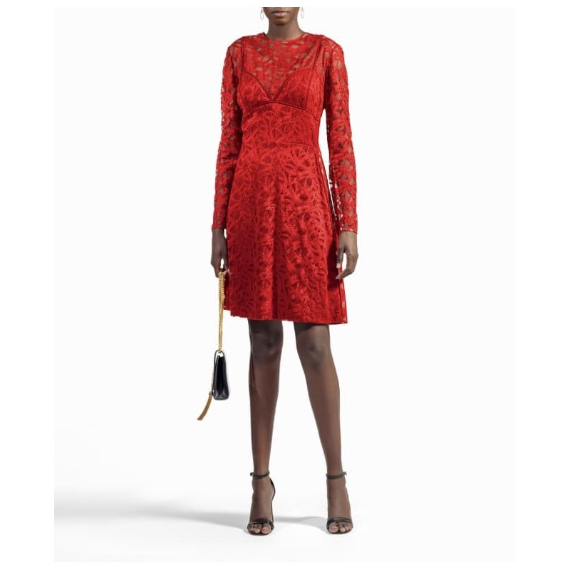 Robe Elie Saab Ruby Dentelle