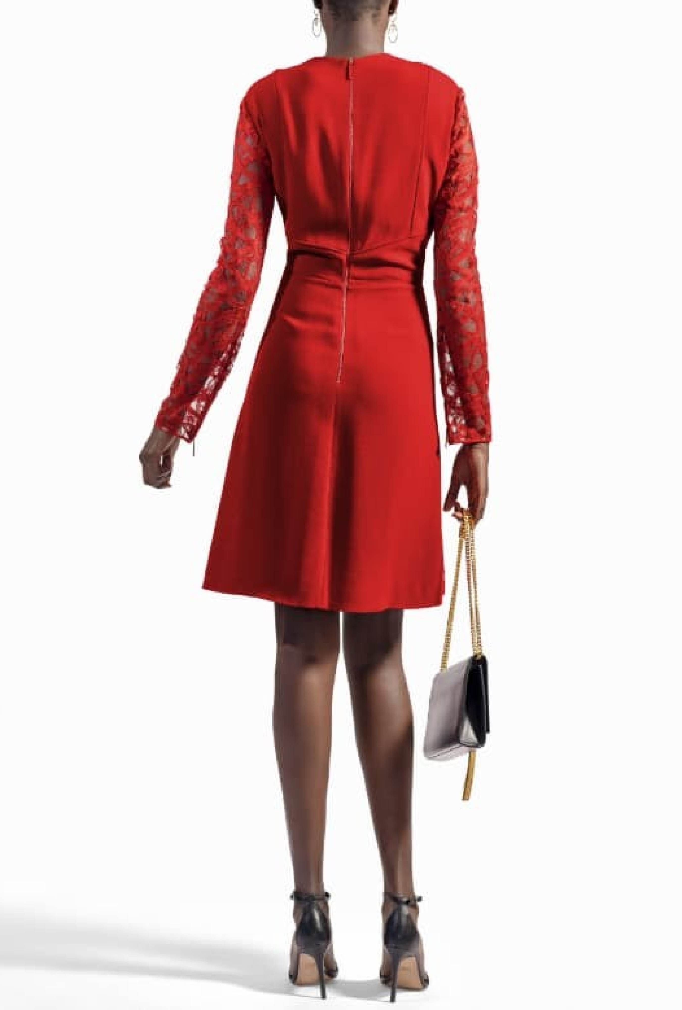 Robe Elie Saab Ruby Dentelle