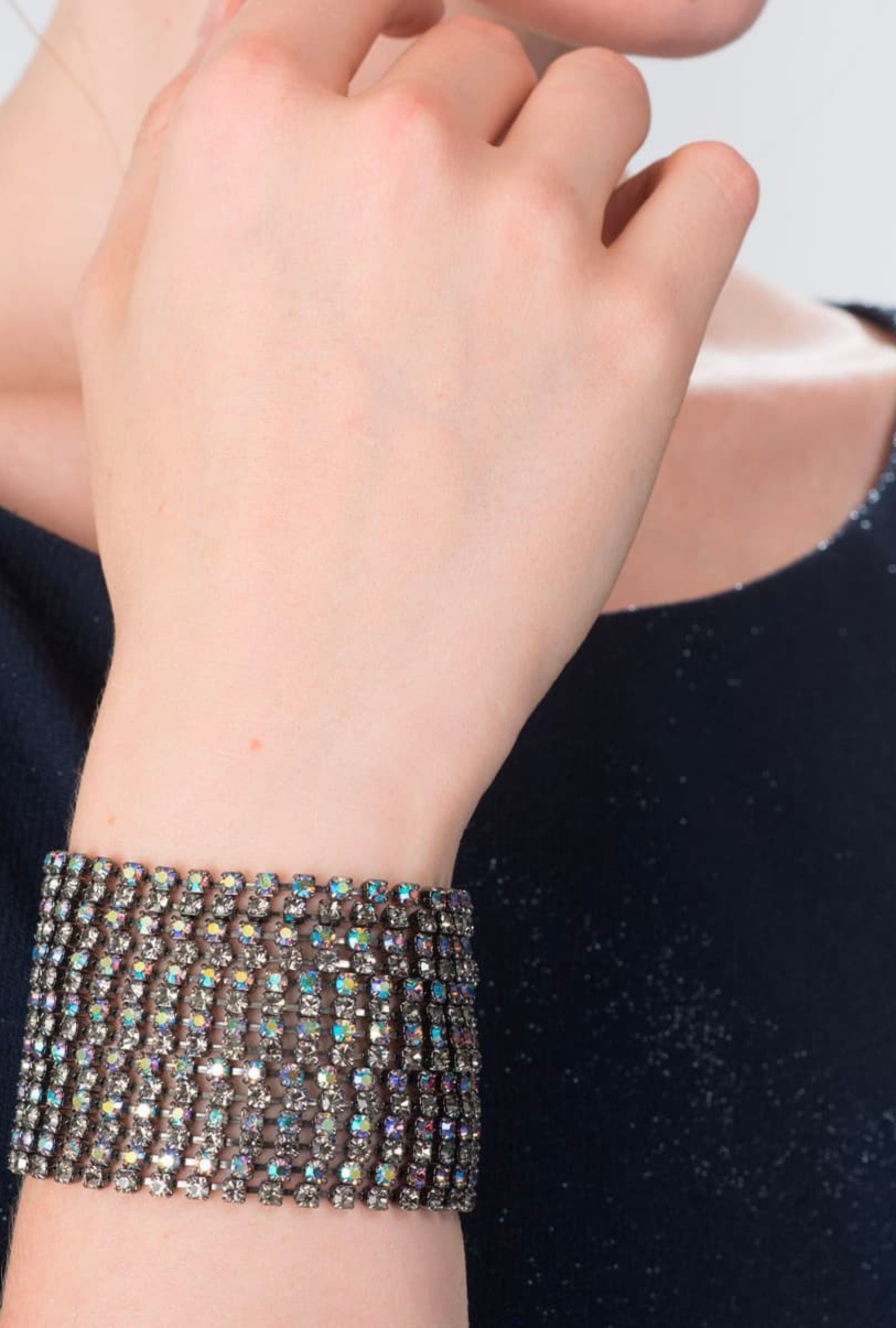 Bracelet Hélène Zubeldia Strass Boréal