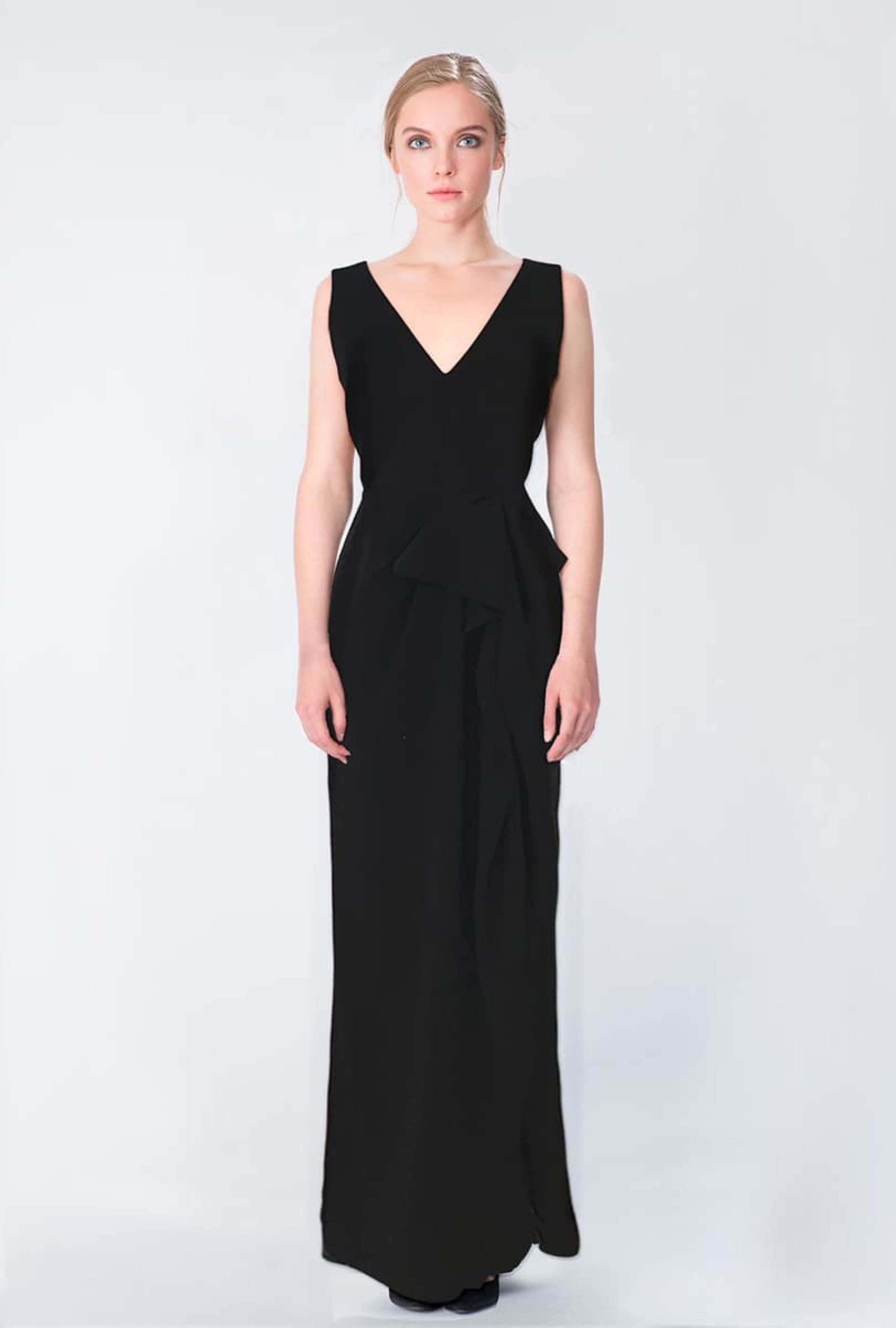 Robe Paule Ka Crêpe de soie Jupe Volantée