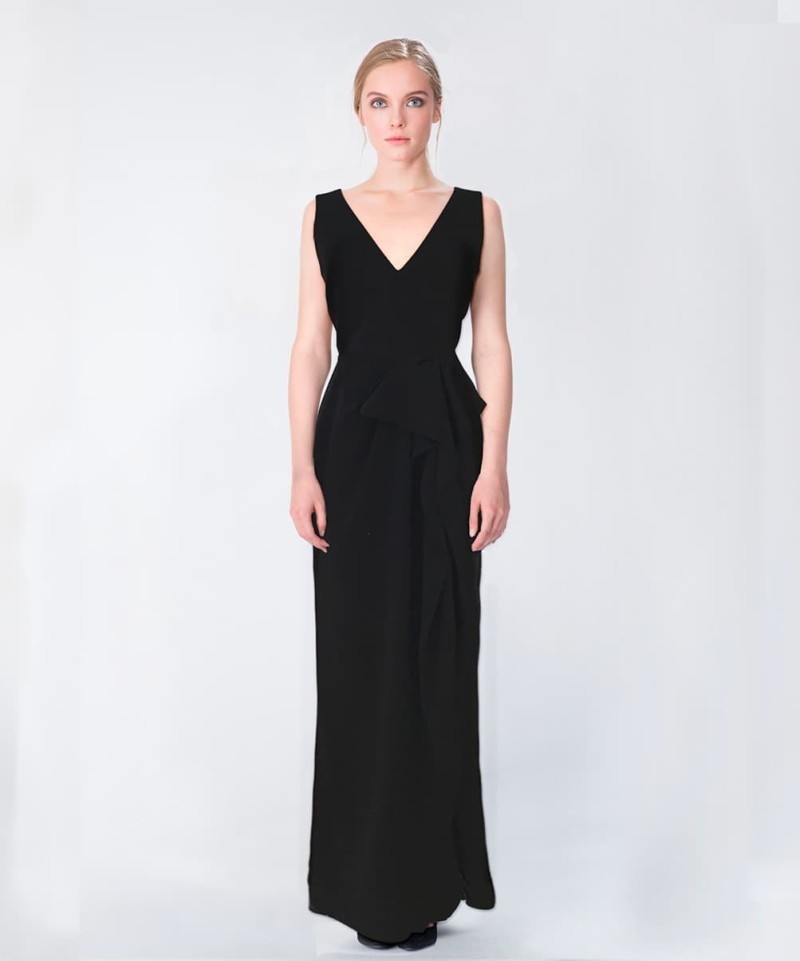 Robe Paule Ka Crêpe de soie Jupe Volantée