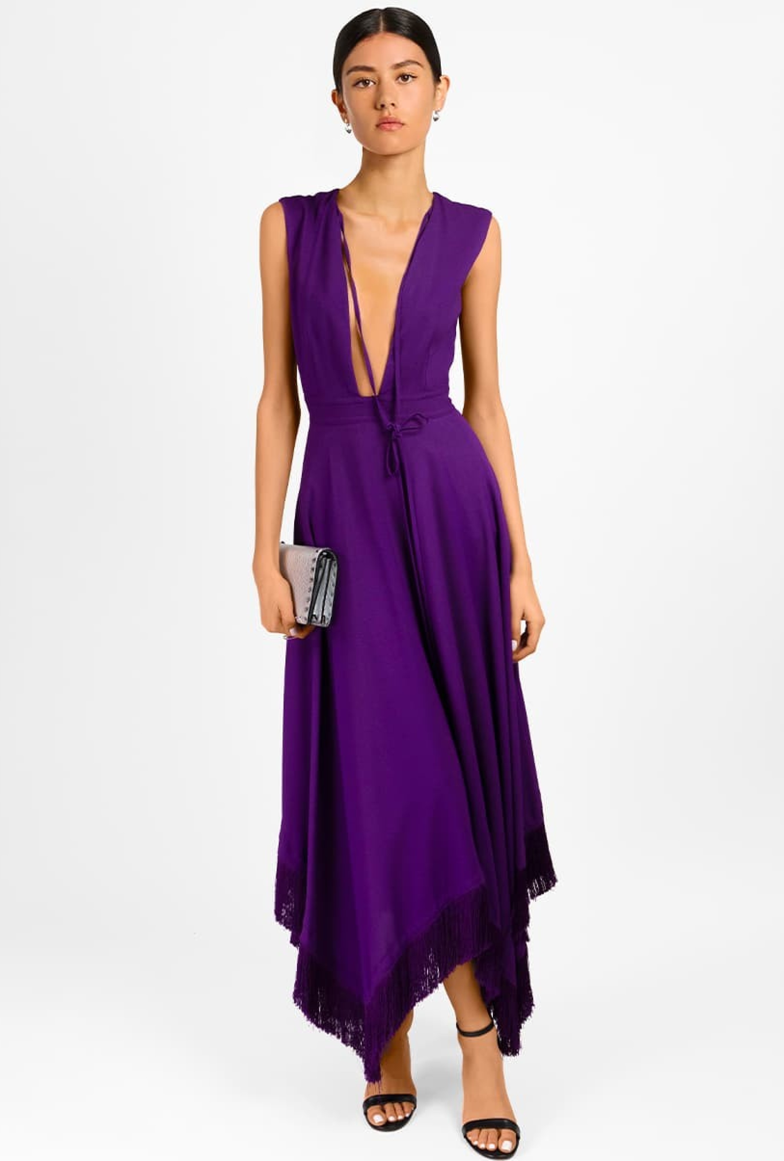 Robe Nina Ricci Franges Violettes
