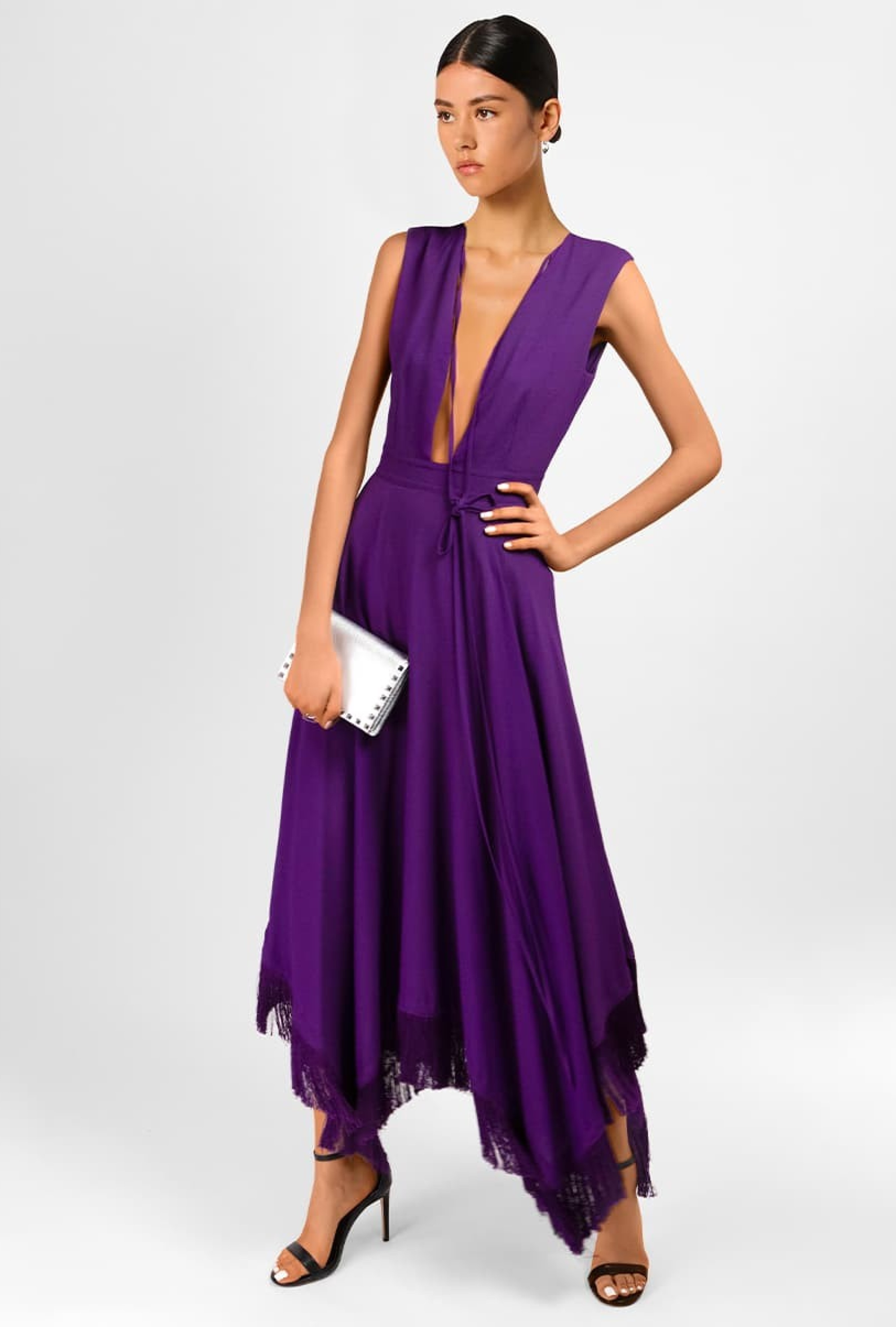 Robe Nina Ricci Franges Violettes