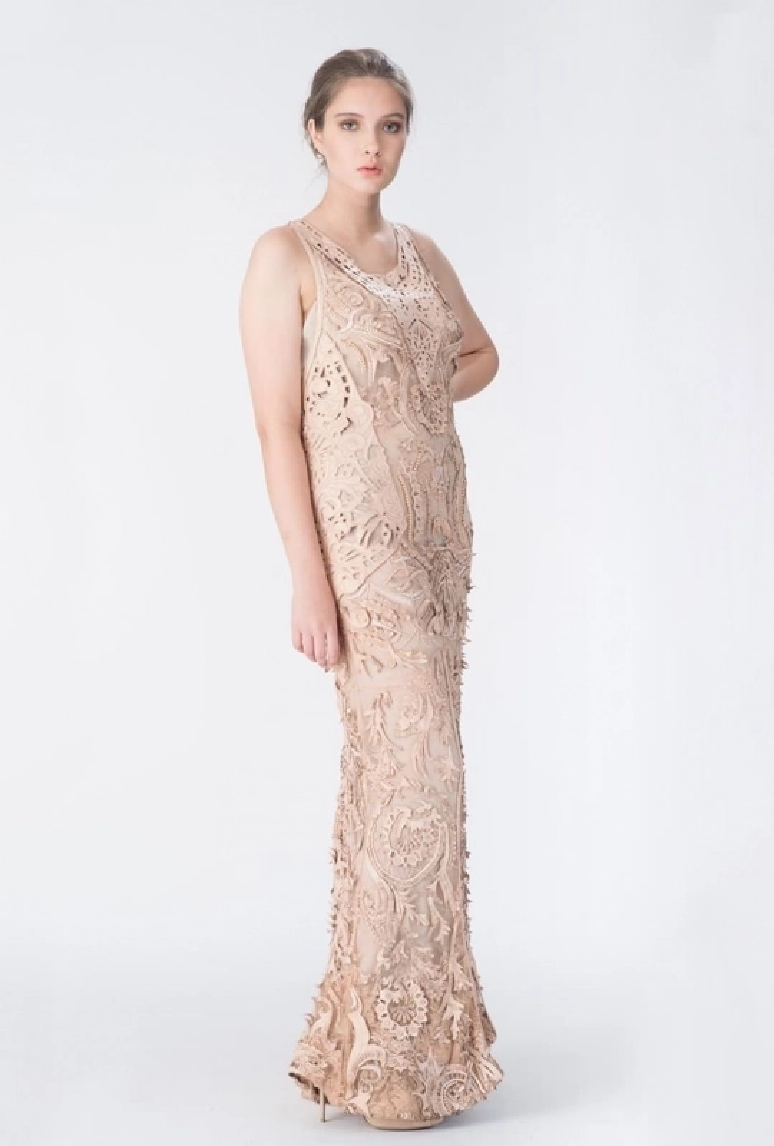 Robe Roberto Cavalli Nude Dentelle V