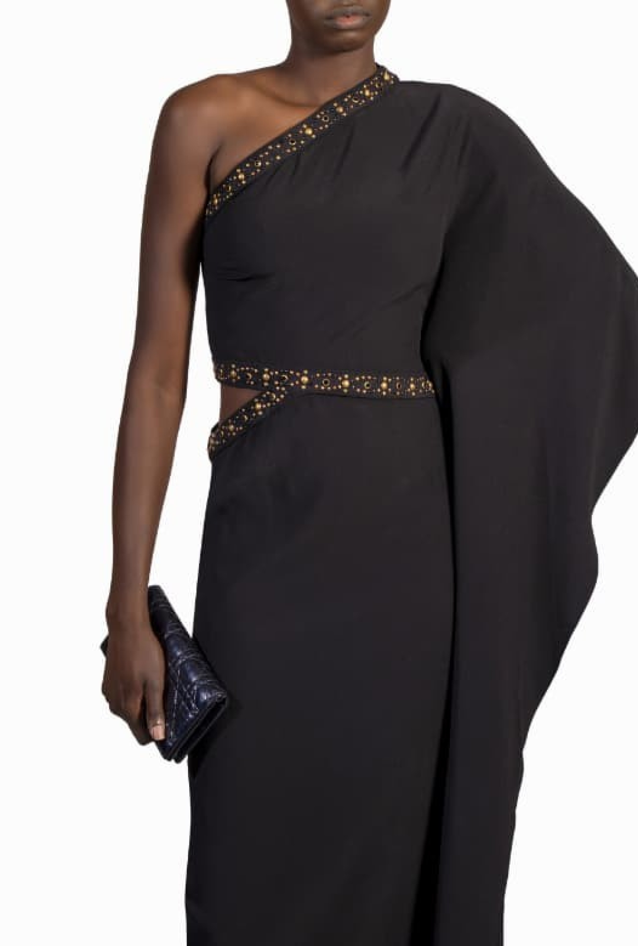 Robe Ralph Lauren Asymétrique Cloutée