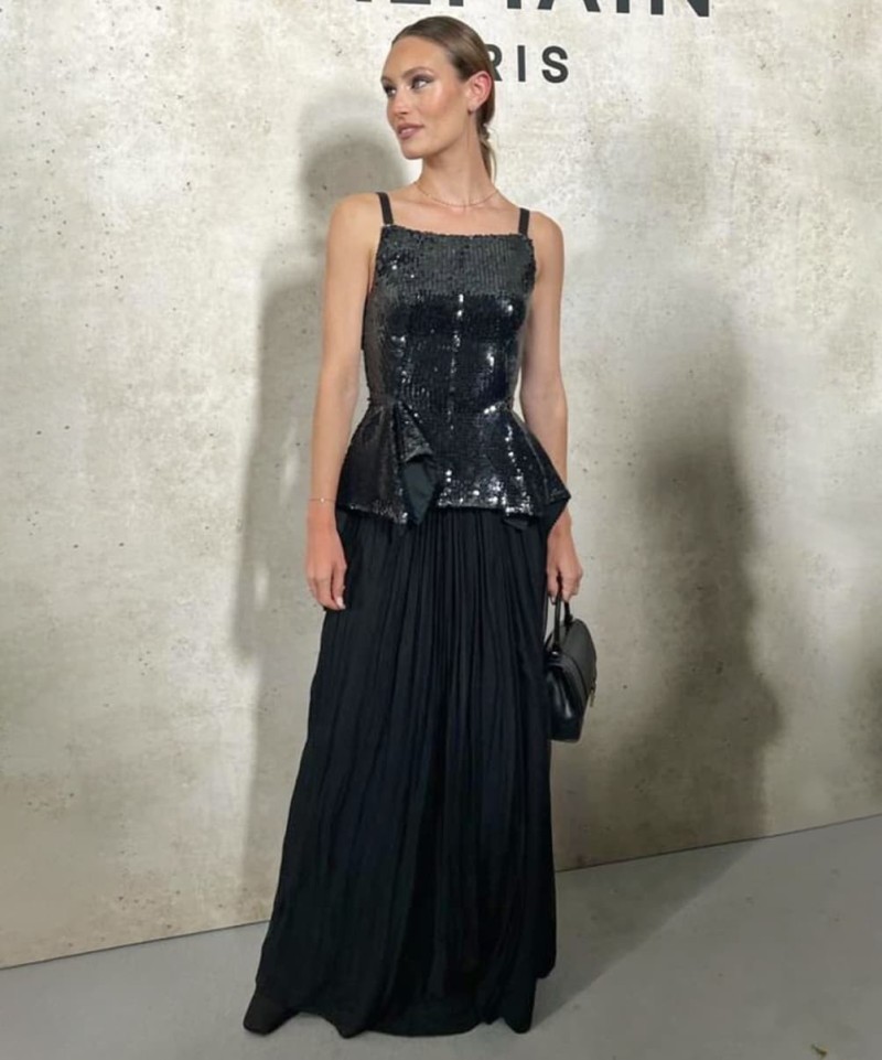 Robe Lanvin Basque à Sequins