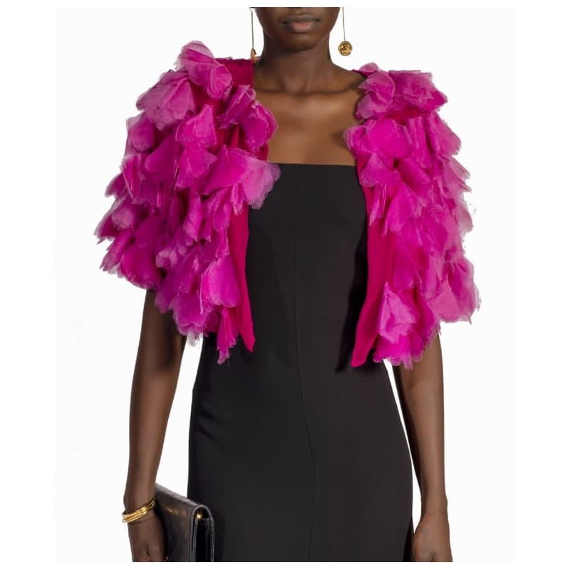 Boléro Sonia Rykiel cœur rose