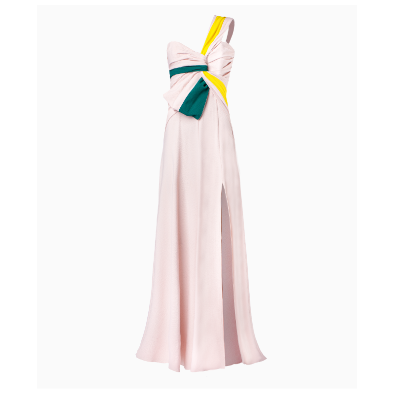 Robe Paule Ka Asymétrique Rose Poudré