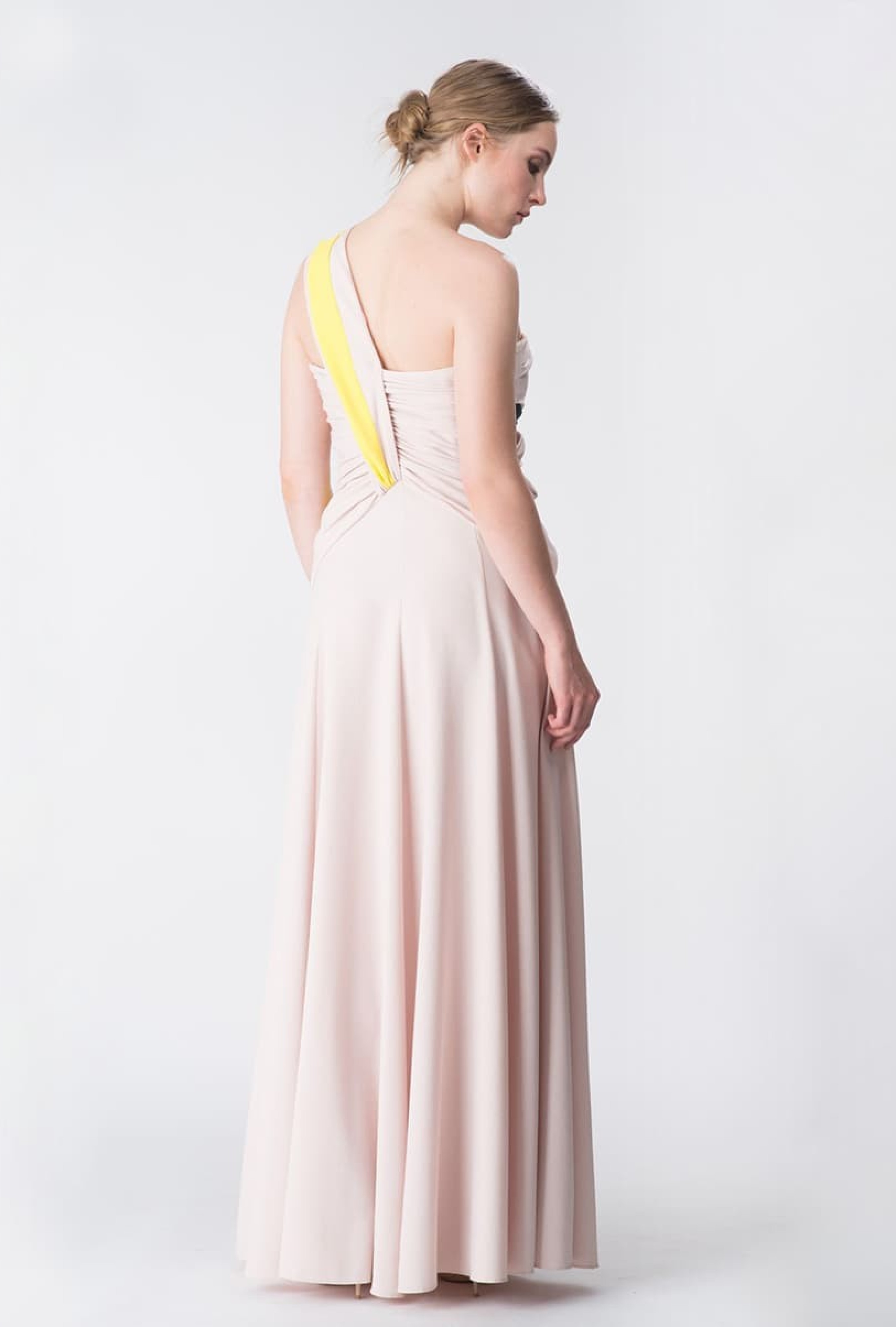 Robe Paule Ka Asymétrique Rose Poudré
