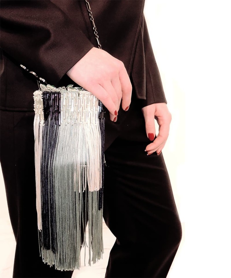 Sac Paule Ka Frange perles