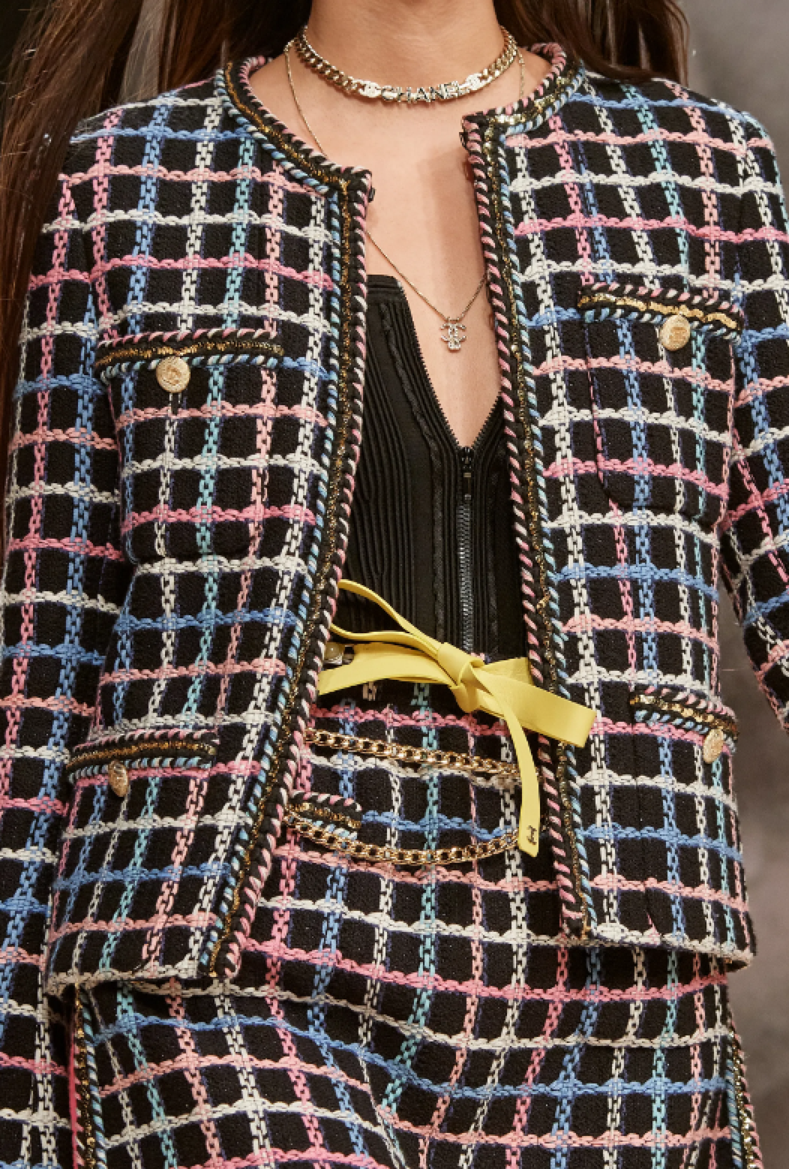 Veste Chanel Tweed multicolore