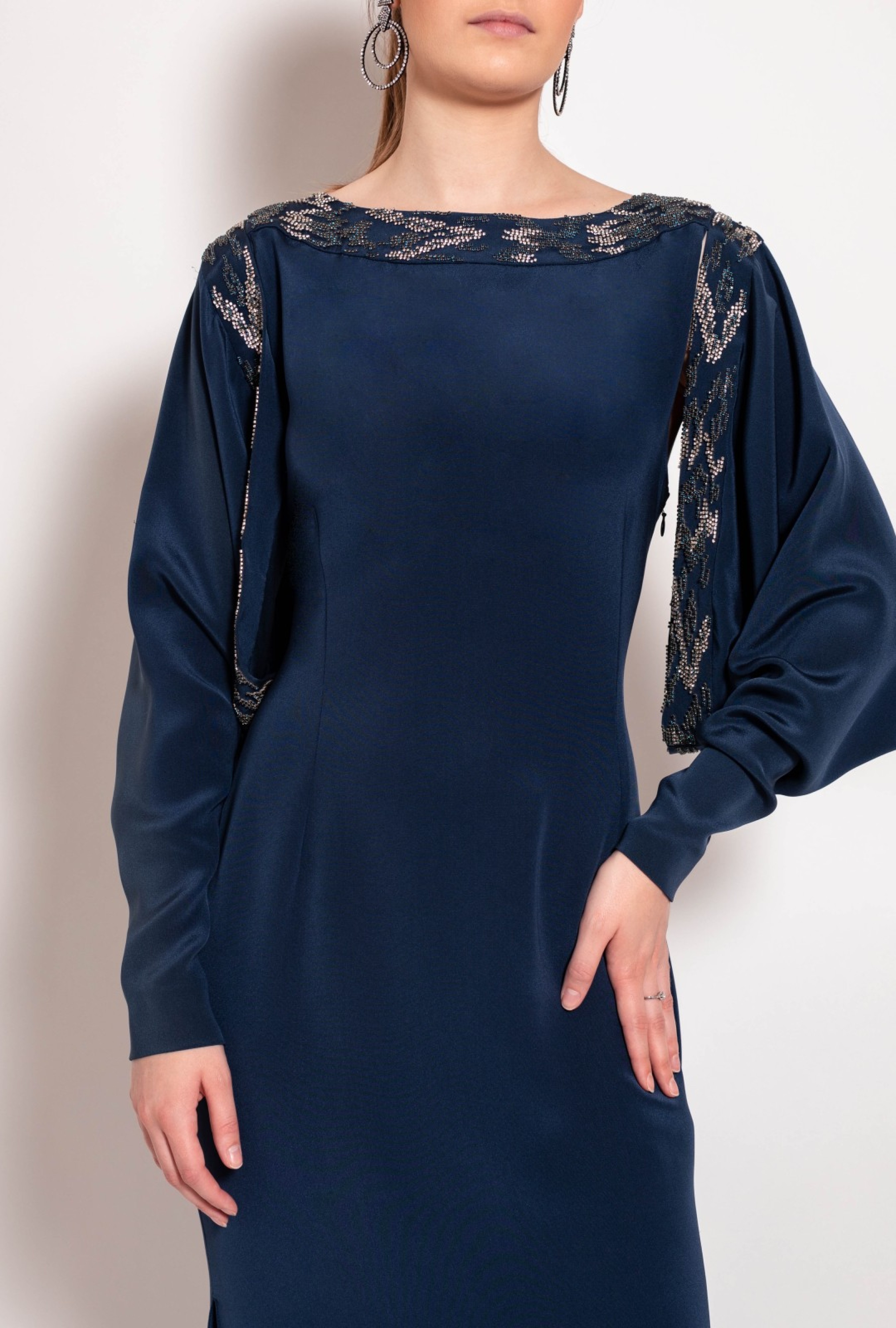 Robe Azzaro Drama Navy