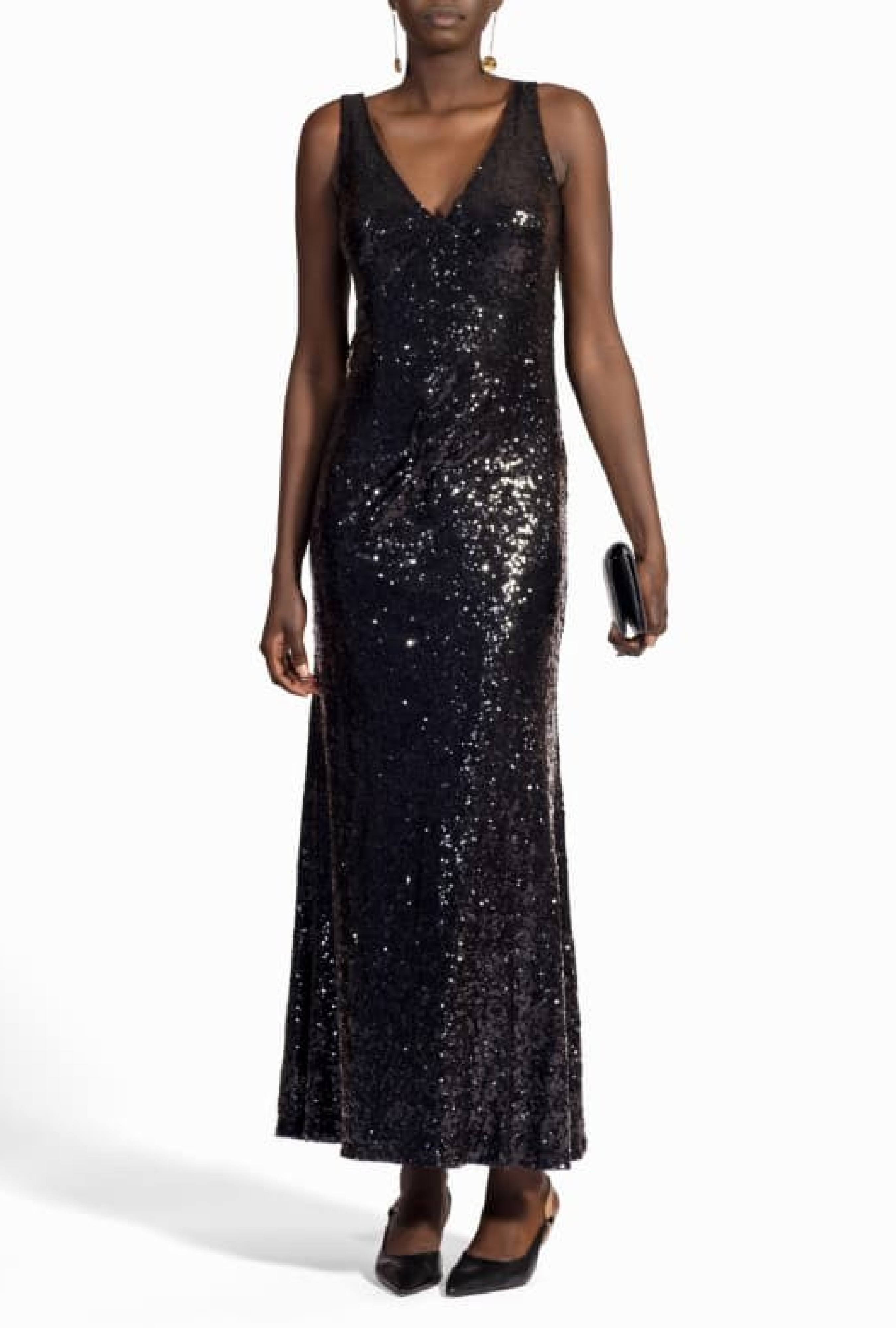 Robe Ashwi Noeud Doré- Exclusivité web