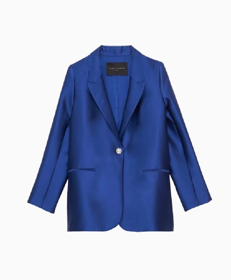 Veste Tara Jarmon Vibrer Bleue