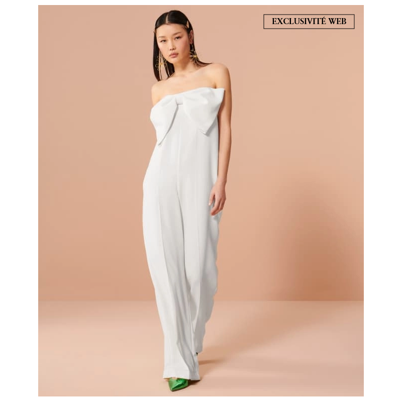 Combinaison Tara Jarmon Cœur Blanc