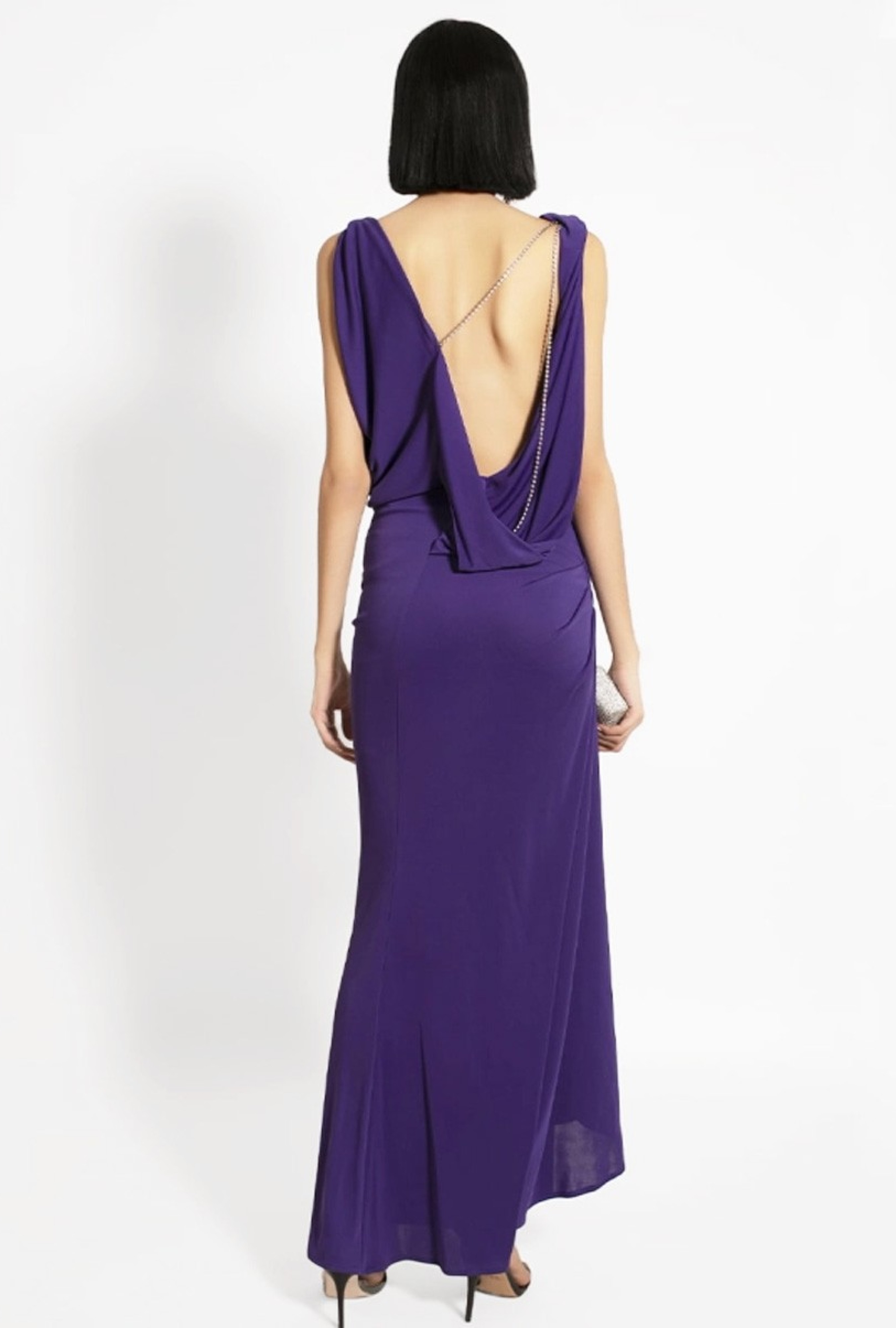 Robe Max Mara Purple Backless