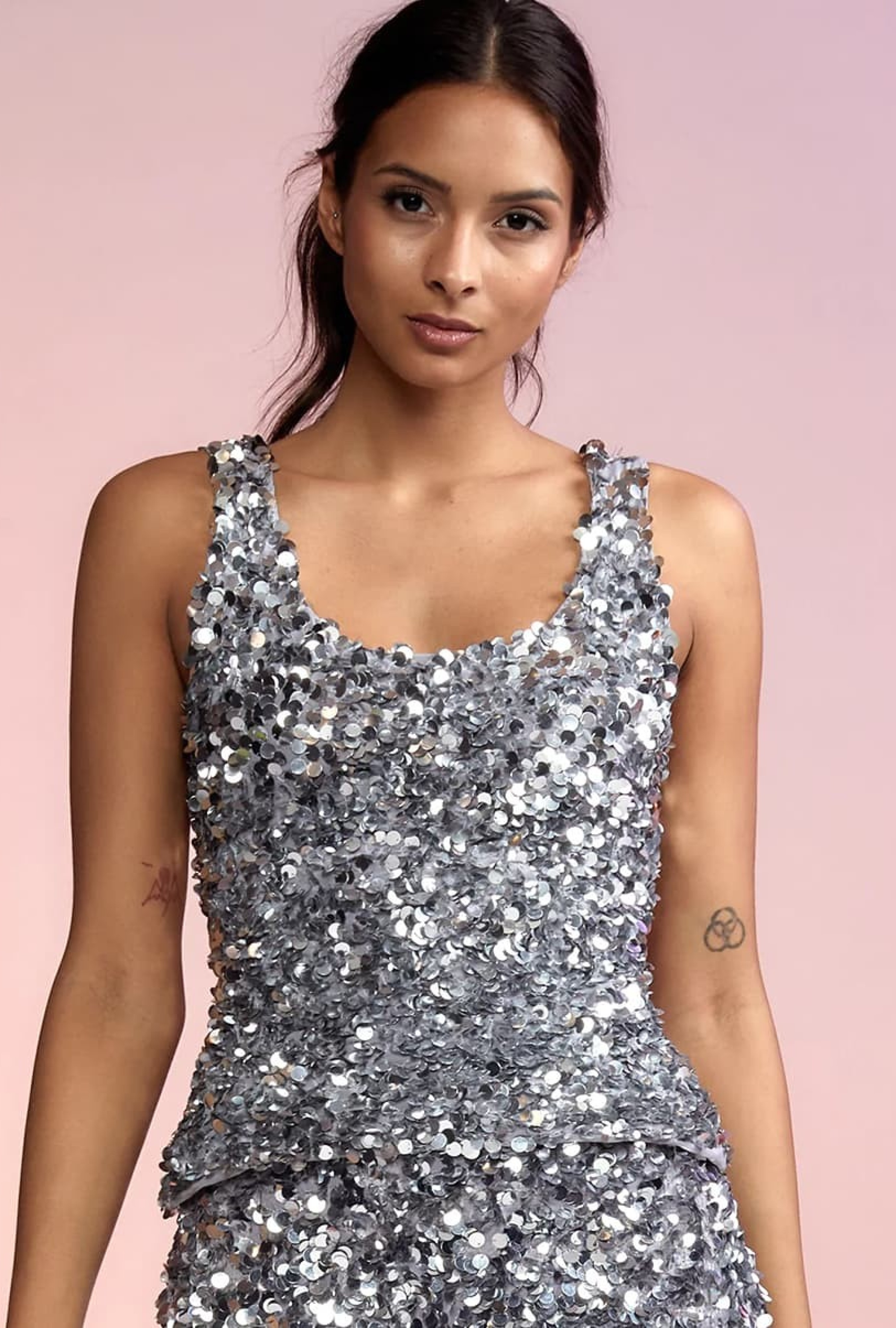 Sequin Cynthia Rowley Tank Top