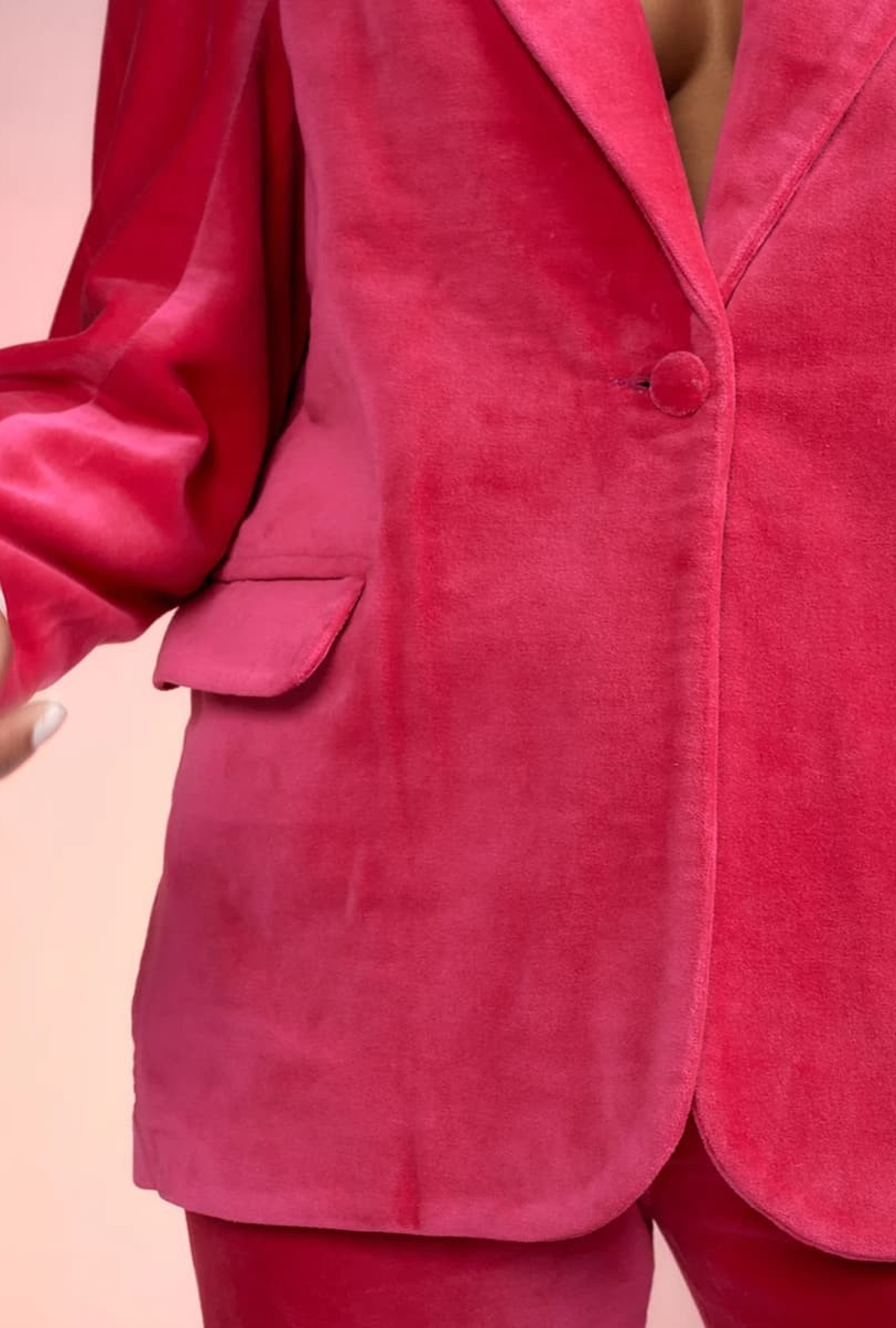 Blazer Cynthia Rowley Velvet Rose