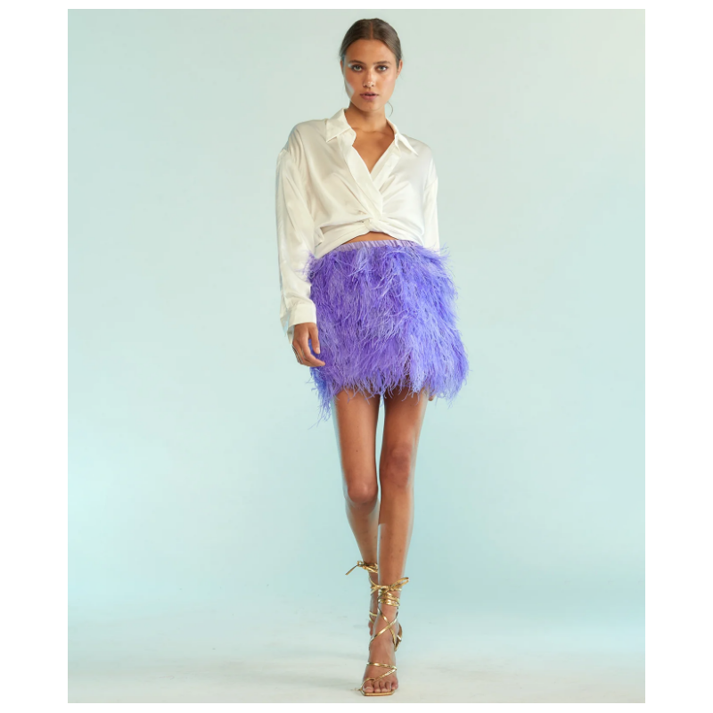 Jupe Cynthia Rowley Plumes