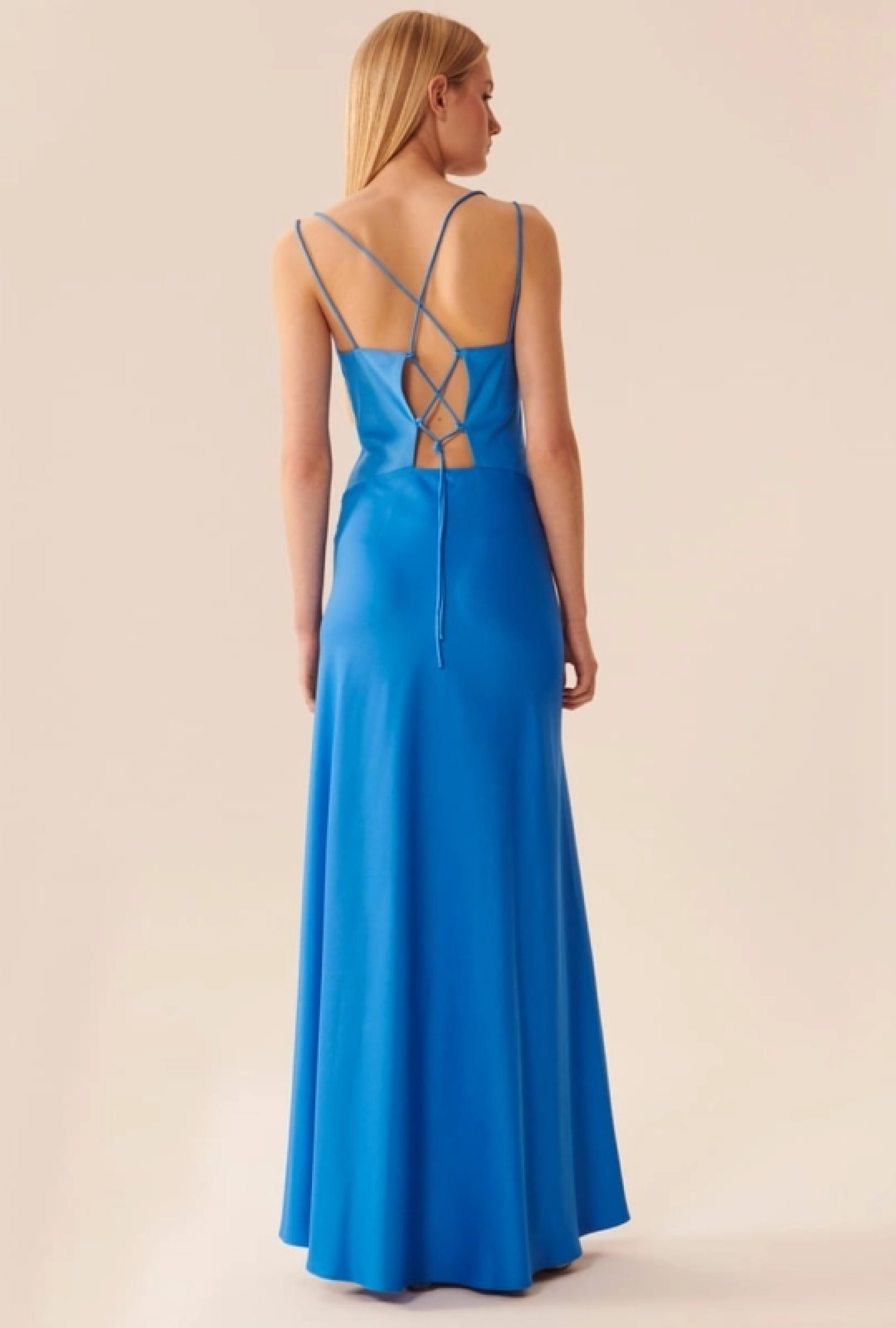 Robe Tara Jarmon Rafaele Bleue-Exclusivité web