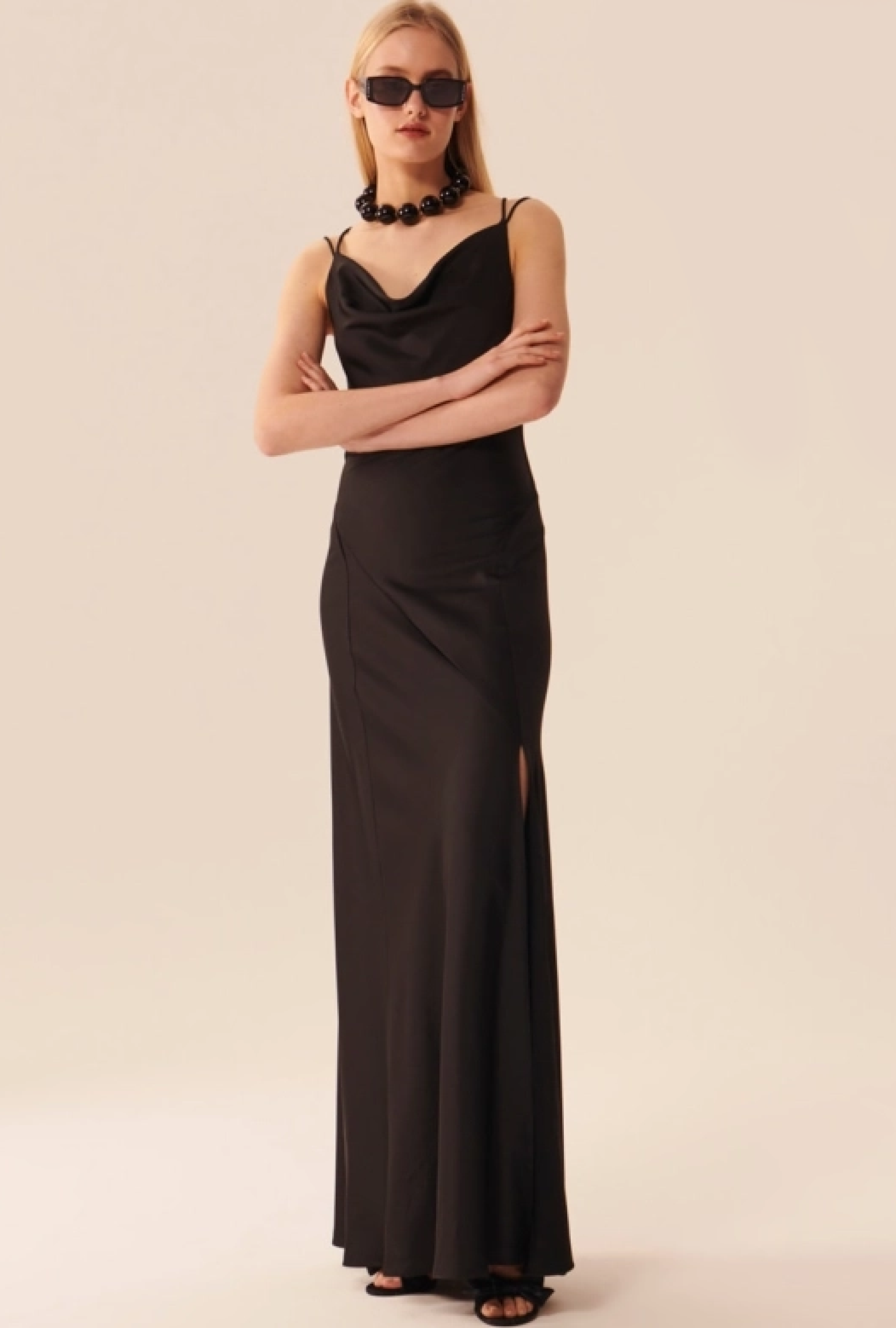 Robe Tara Jarmon Rafaele Noire-Exclusivité web