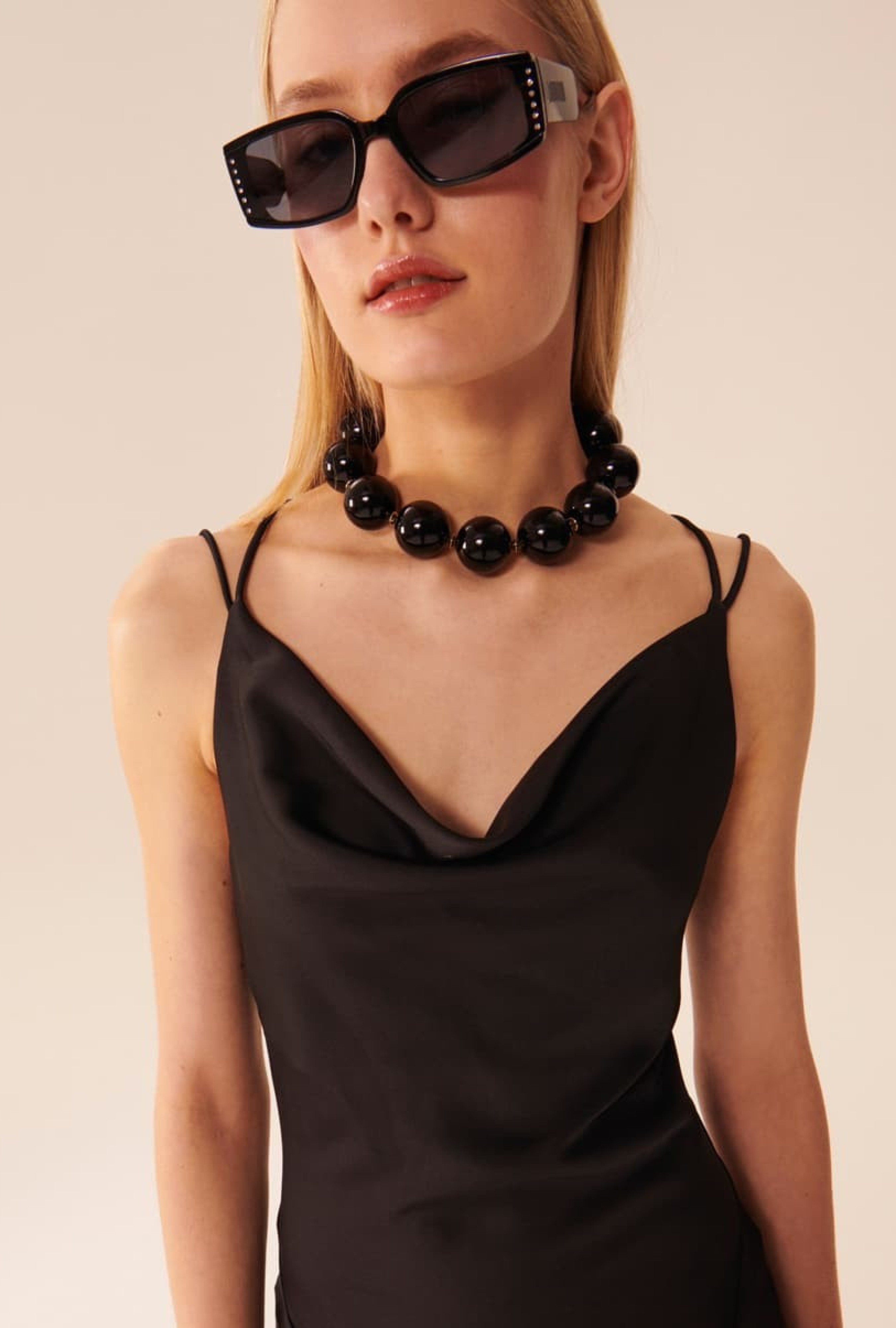 Robe Tara Jarmon Rafaele Noire-Exclusivité web