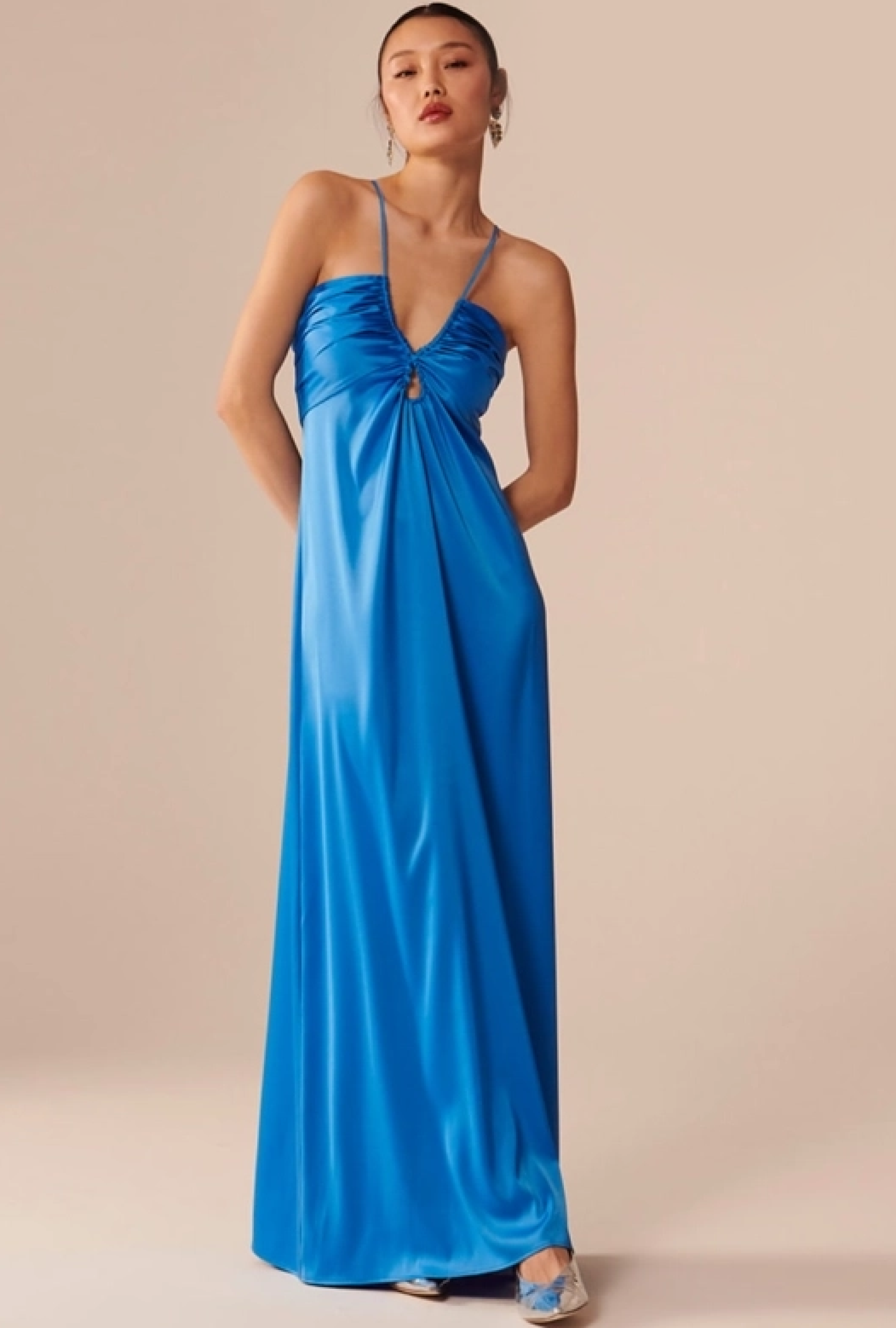 Robe Tara Jarmon Rosalia Bleue-Exclusivité web