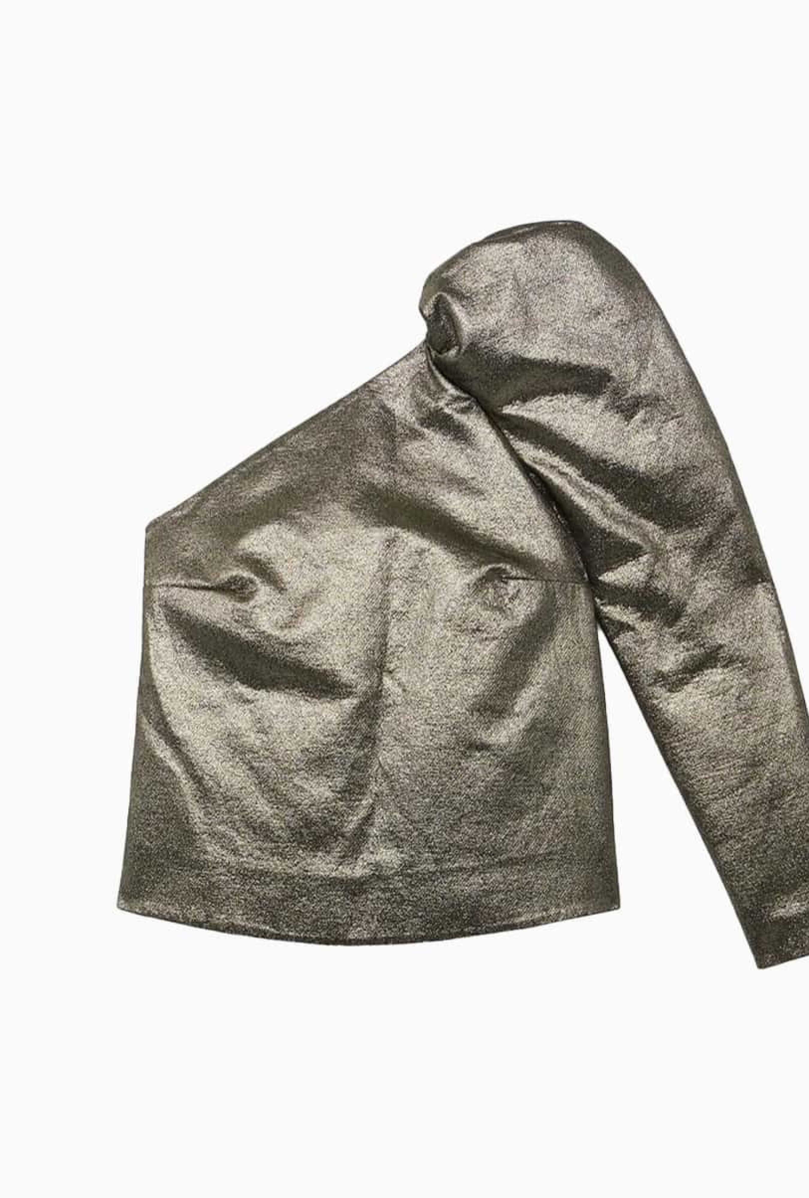 Top Paule Ka One Shoulder Lamé