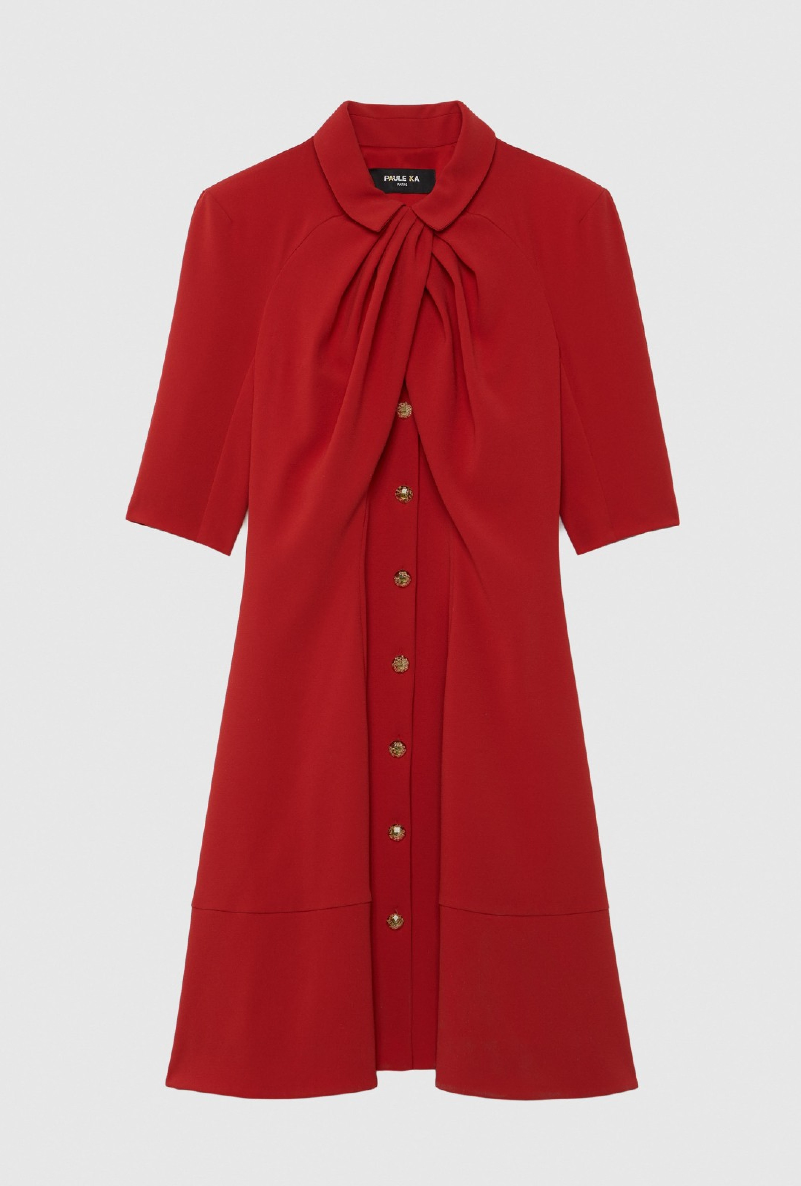 Robe Paule Ka Hibiscus Rouge -VENDU